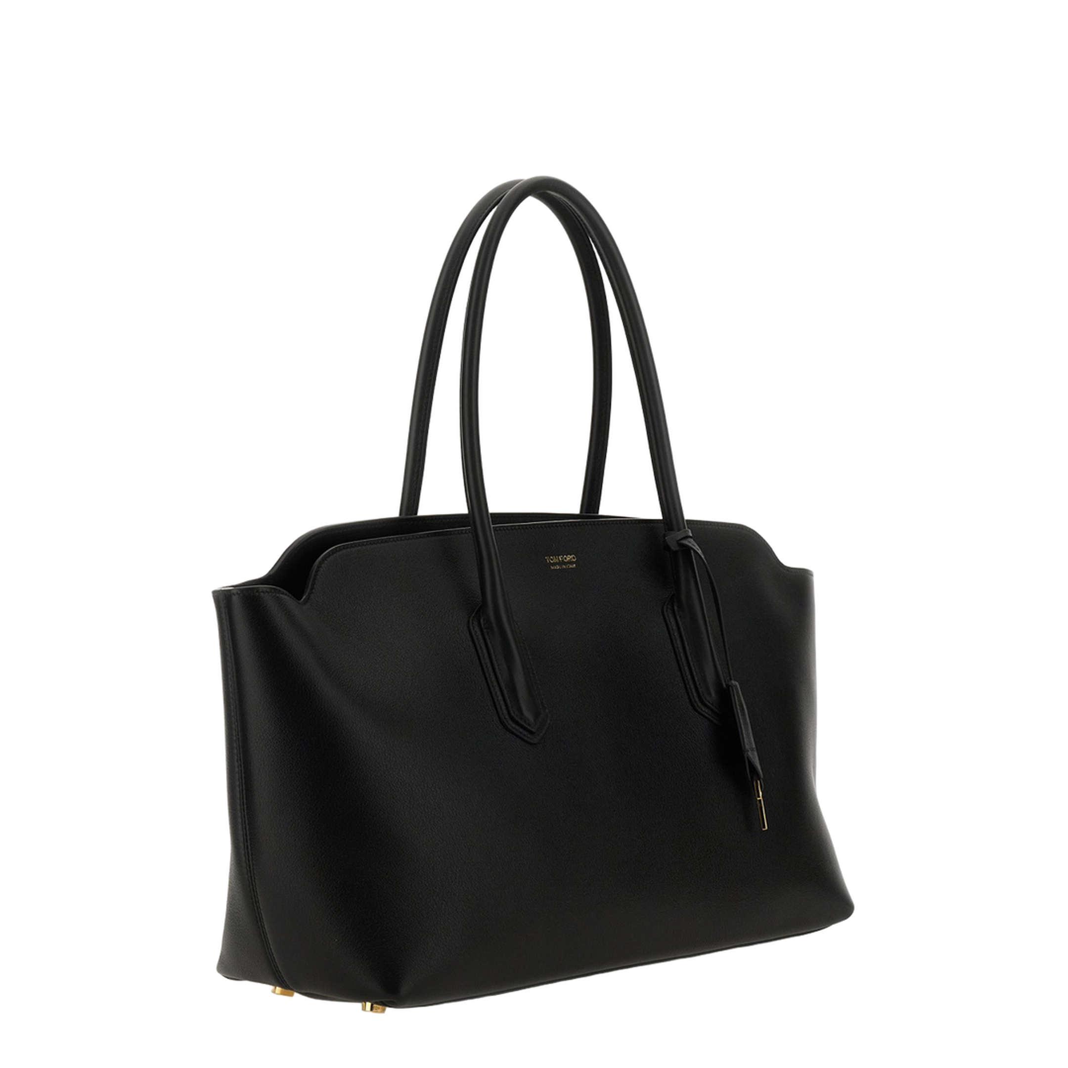 Large Leather Shopping Bag - Image 2