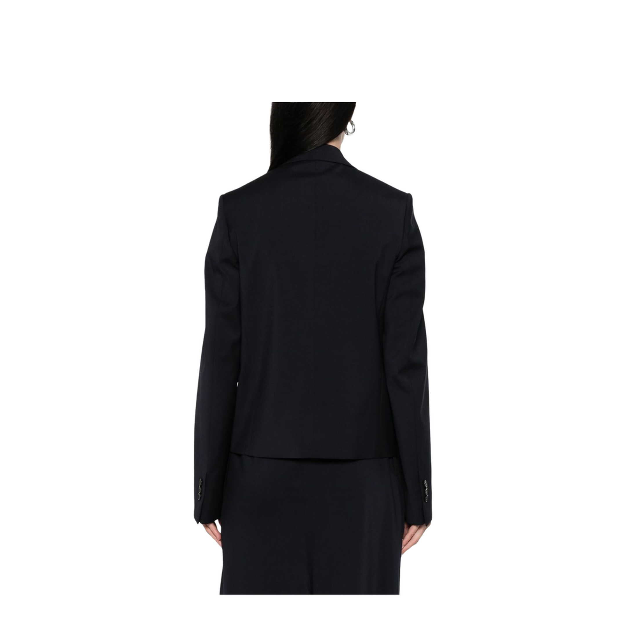 Jacket in Wool Blue - Image 4