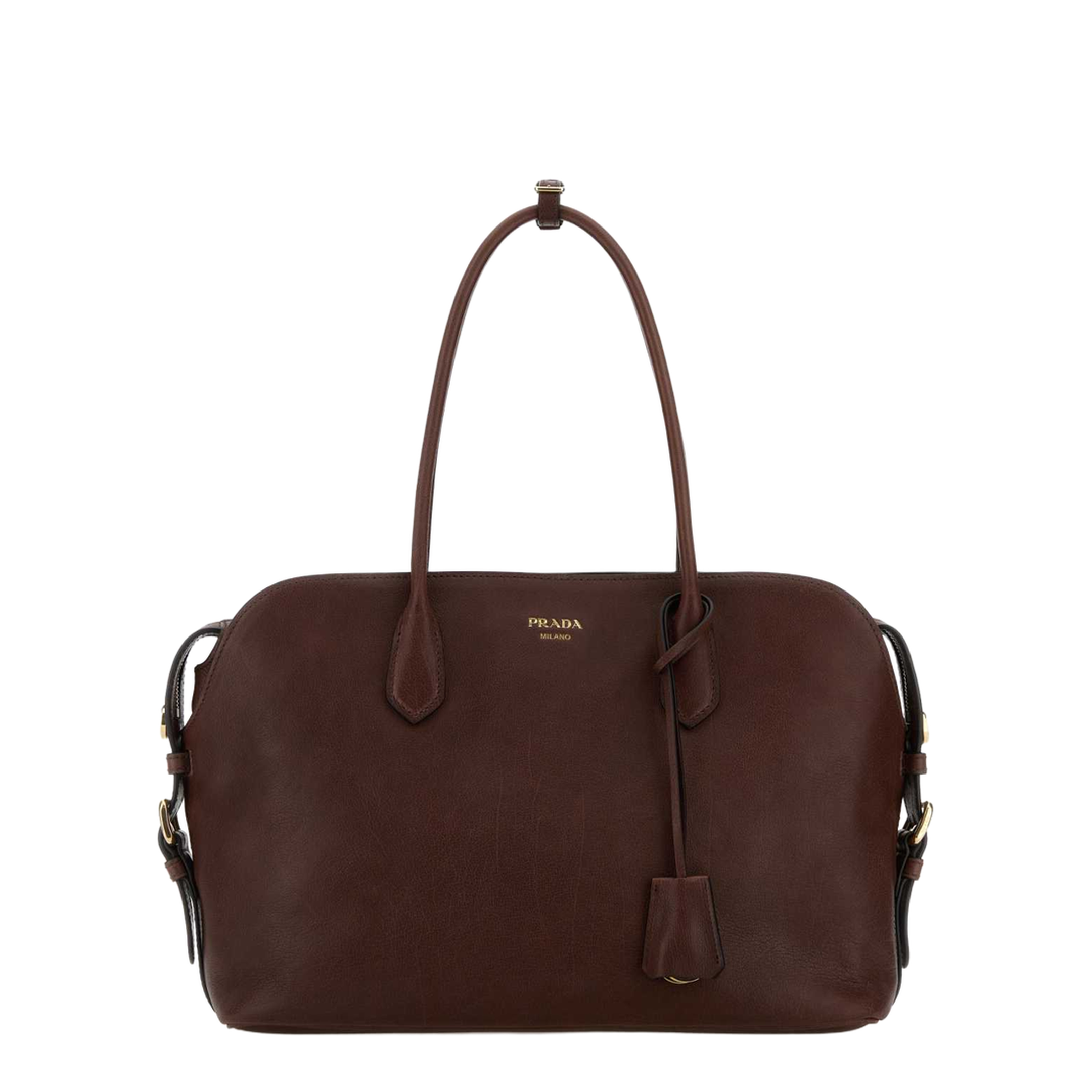 Large Buffalo Leather Tote - Chocolate Brown - Image 1