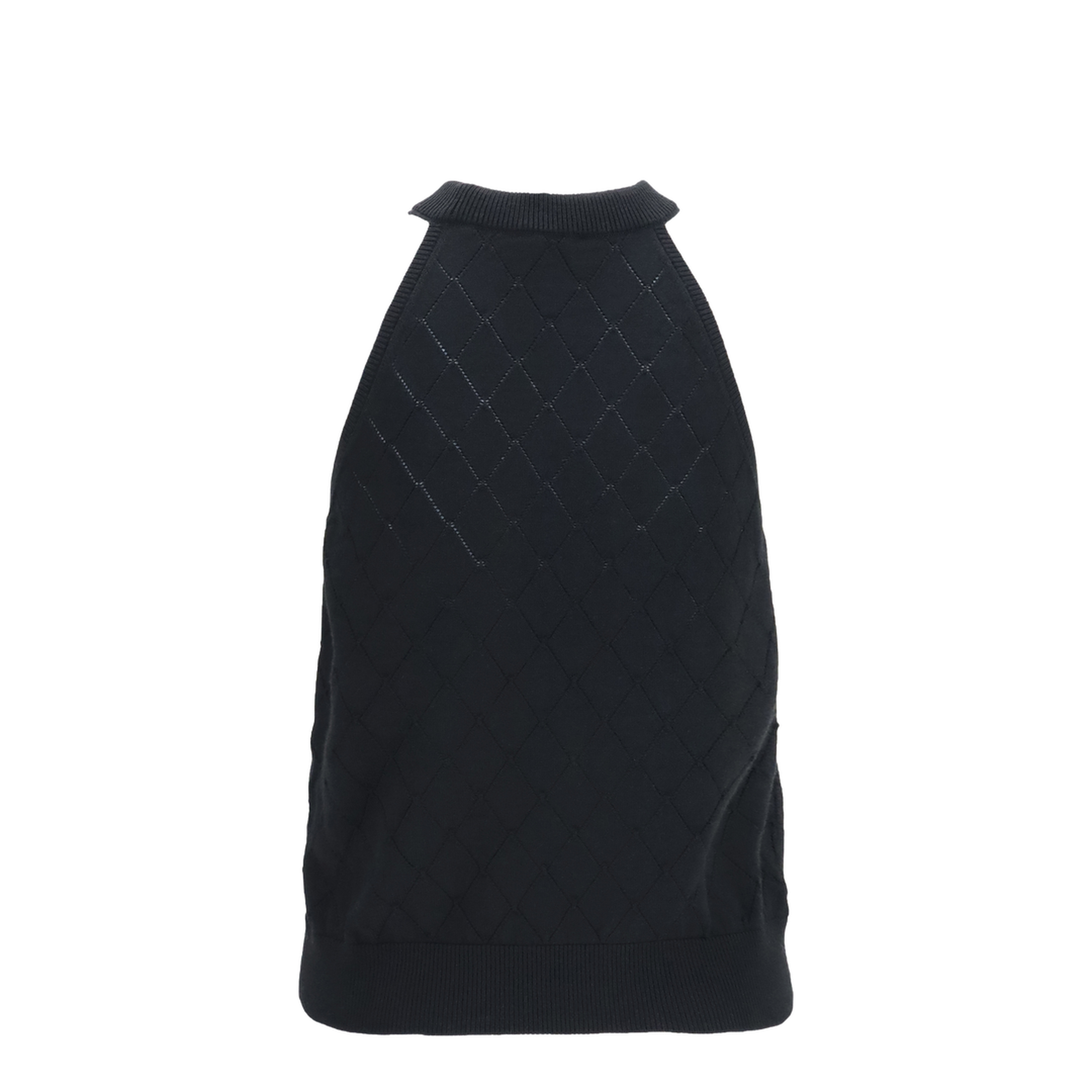 Sleeveless Wool Crewneck Top - Image 2