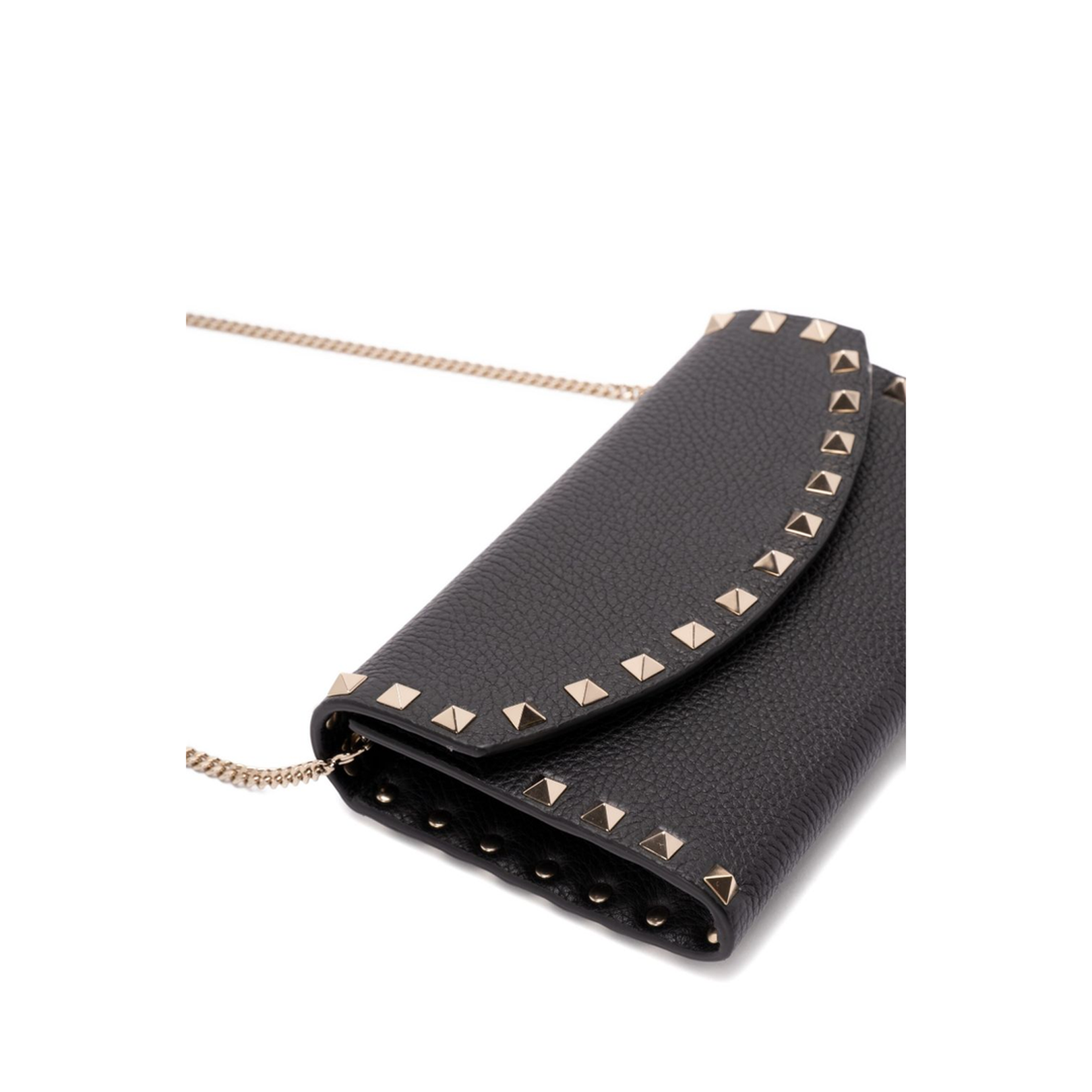 Rockstud Leather Wallet on Chain - Image 4