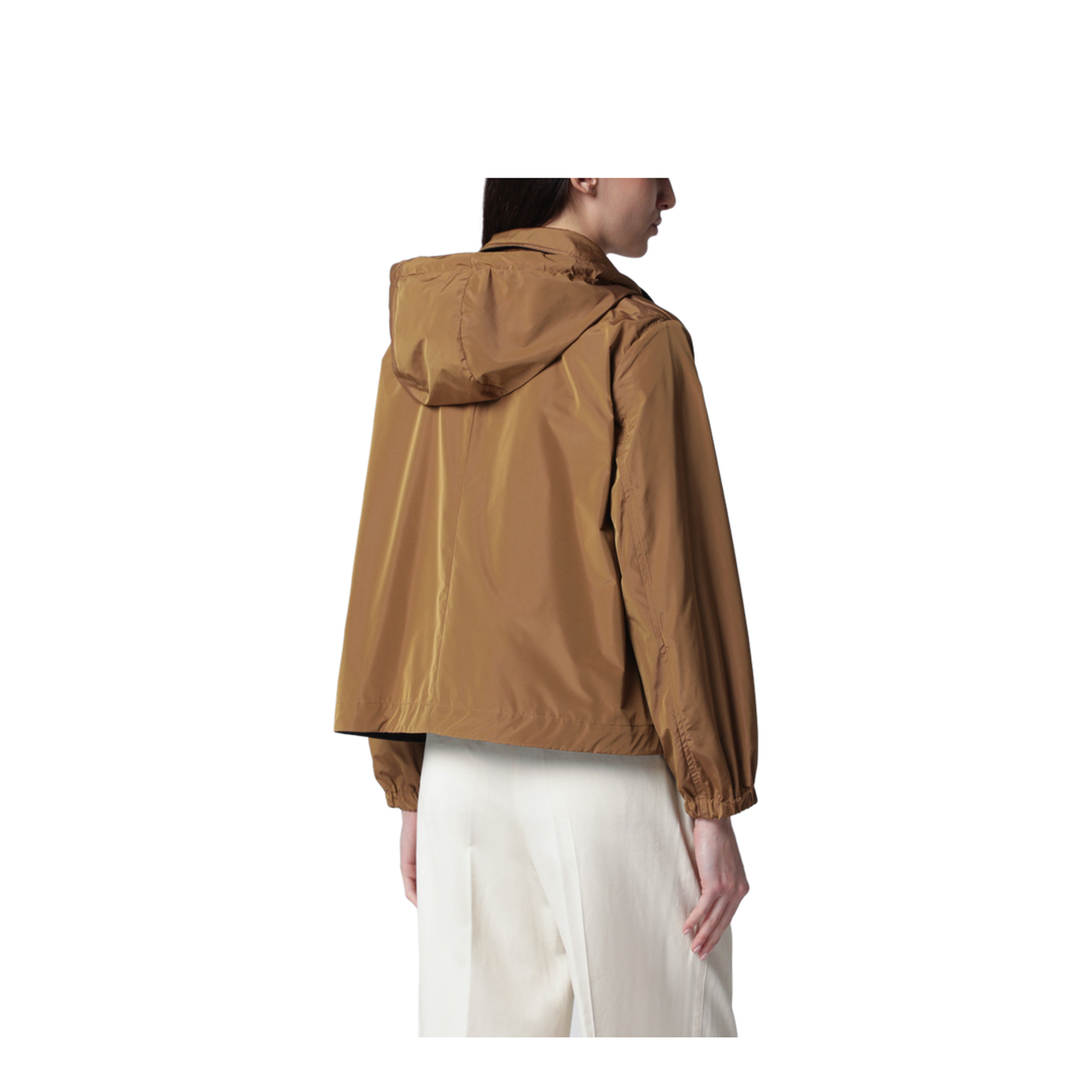 Reversible Jacket Blue/Caramel in Cotton Gabardine - Image 2