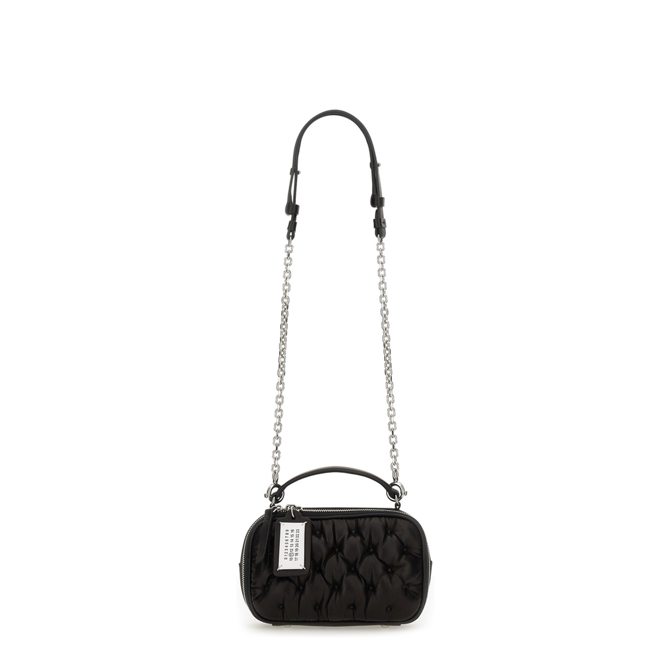 Glam Slam Mini Ovine Leather Belt Bag - Black - Image 2