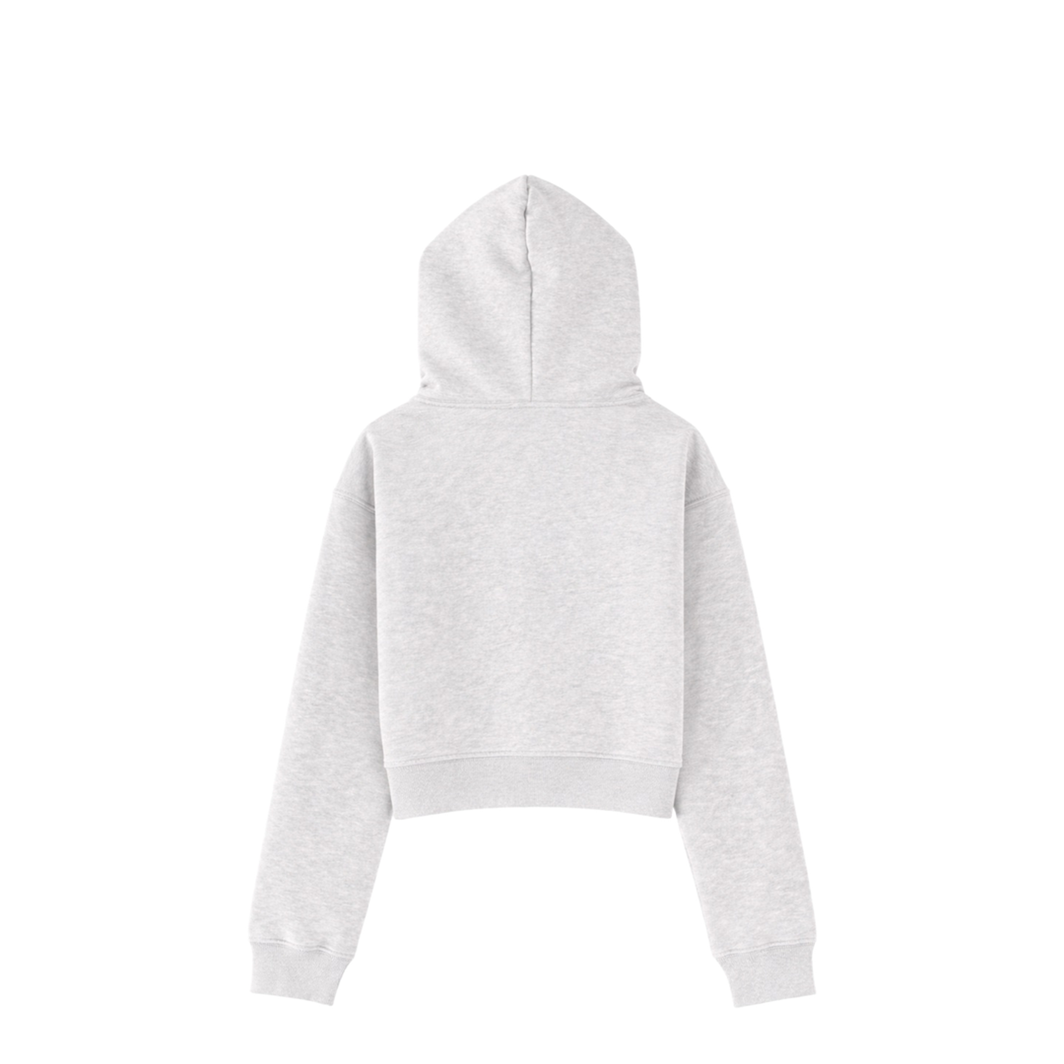 Logo-Embroidered Cropped Hoodie - Image 2