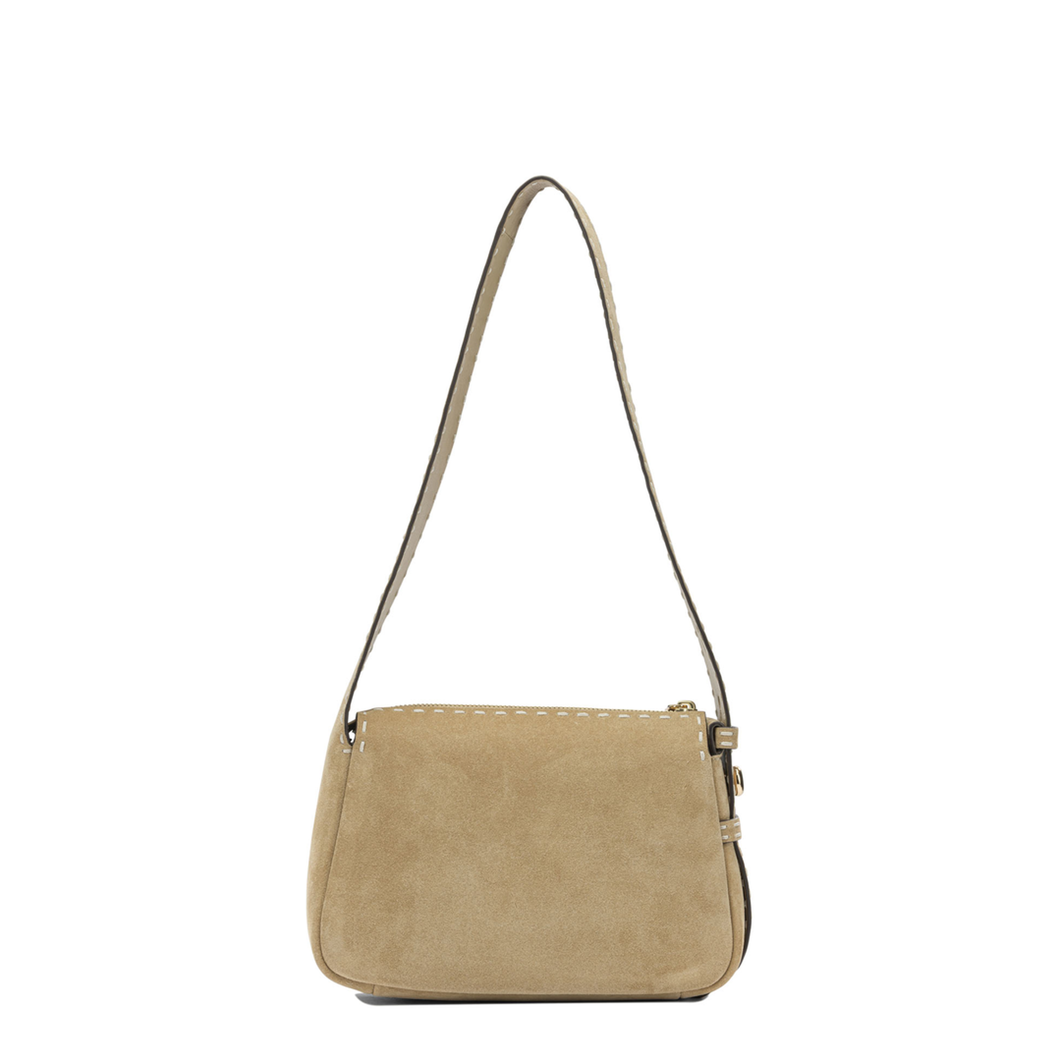 Fleming Leather Shoulder Bag - Blanc - Image 3