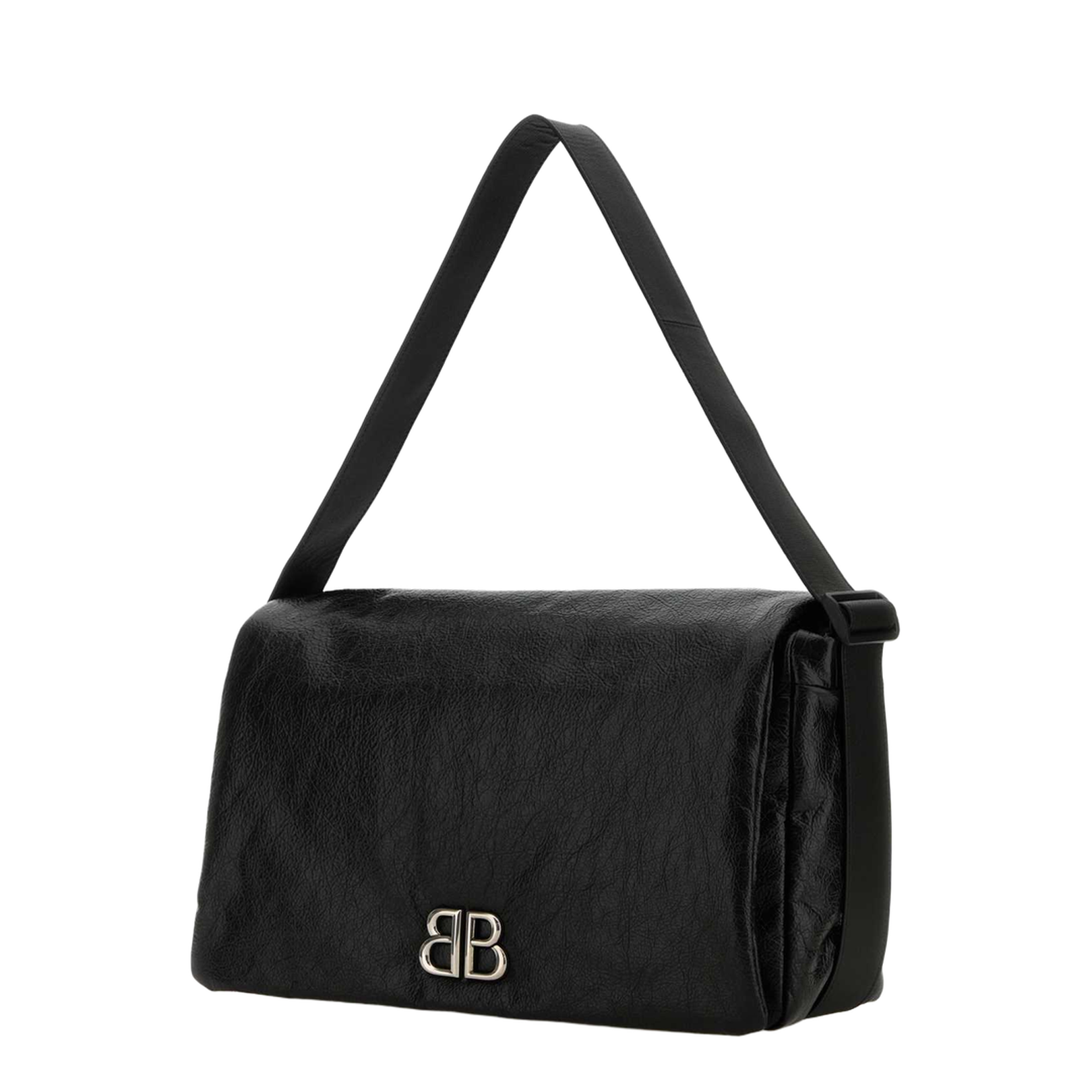 Medium Monaco Crossbody Bag in Black - Image 3