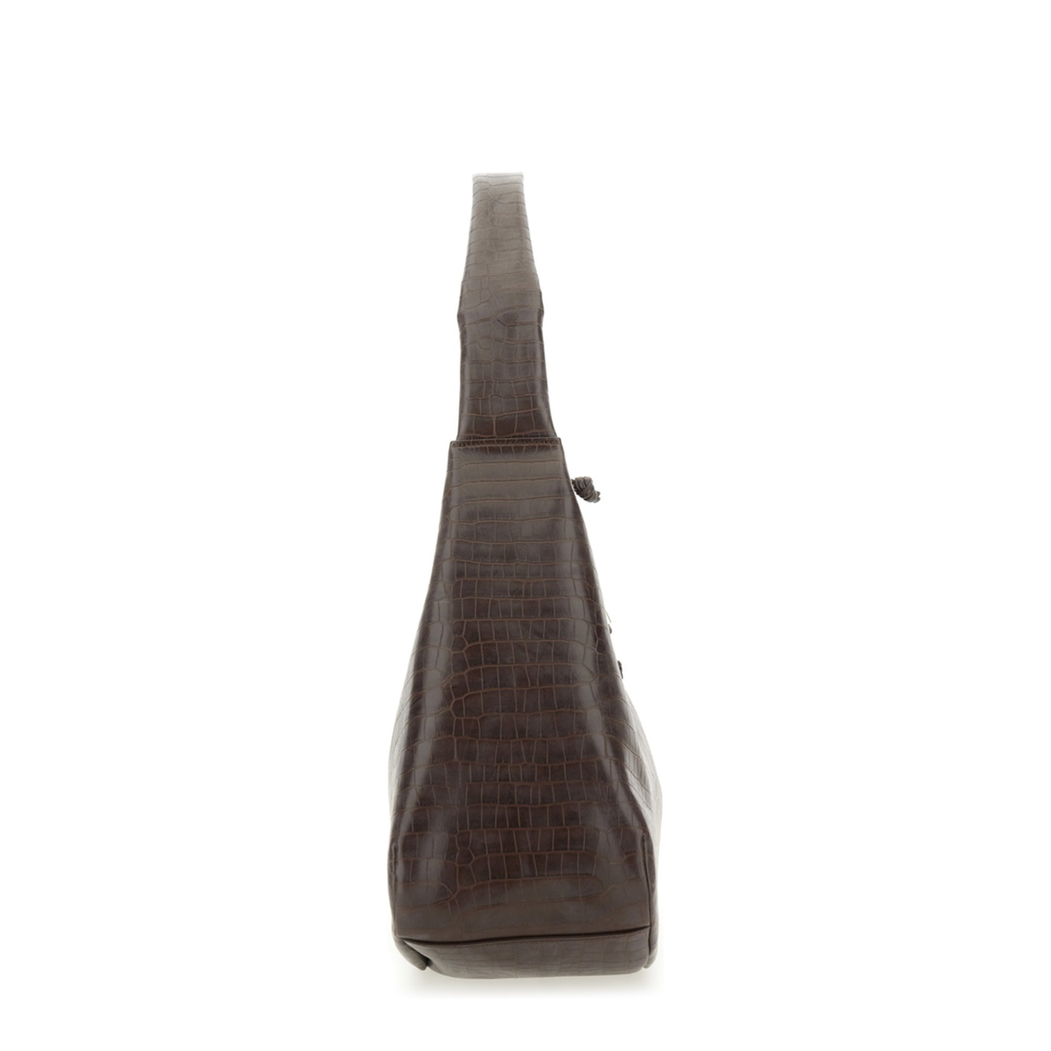 XXL Calfskin Shoulder Bag - Brown - Image 4