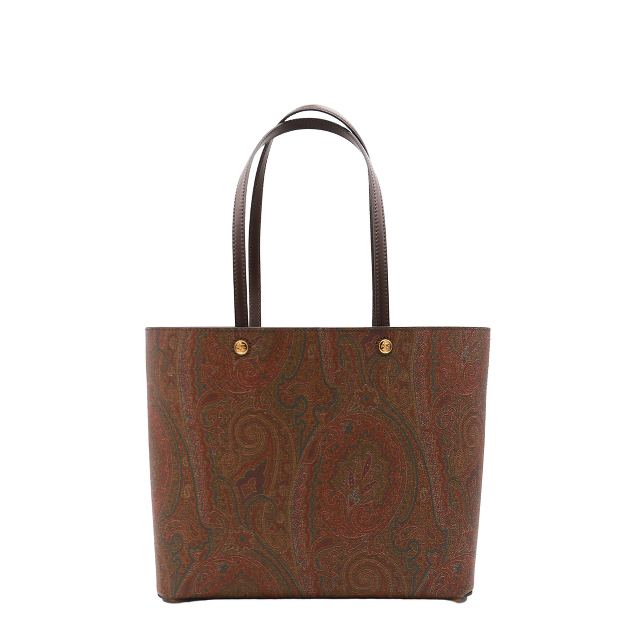 Essential Medium Paisley Jacquard Tote Bag - Brown - Image 2