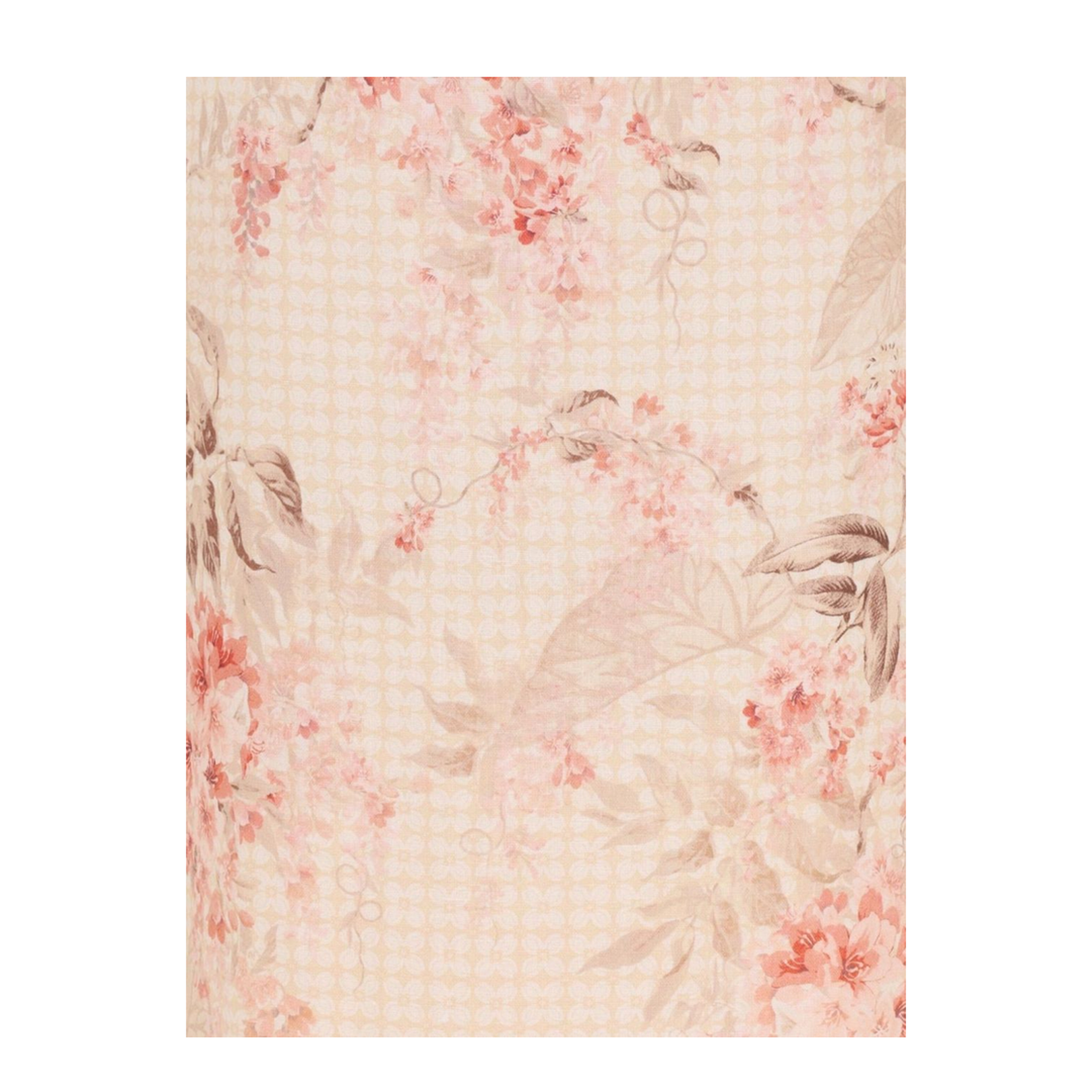 Printed Linen Pencil Skirt - Image 5