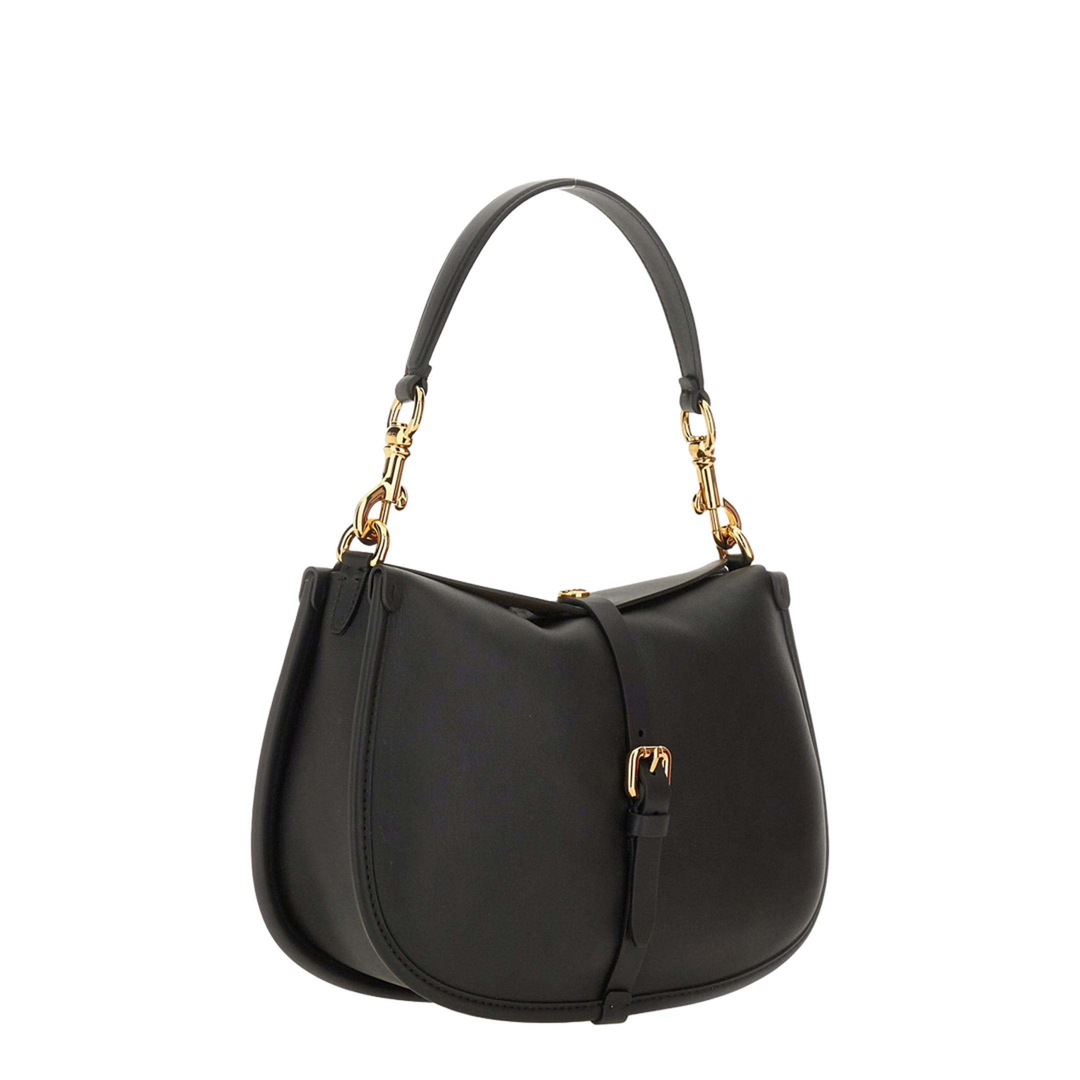 Pony Medium Calfskin Handbag - Black - Image 3