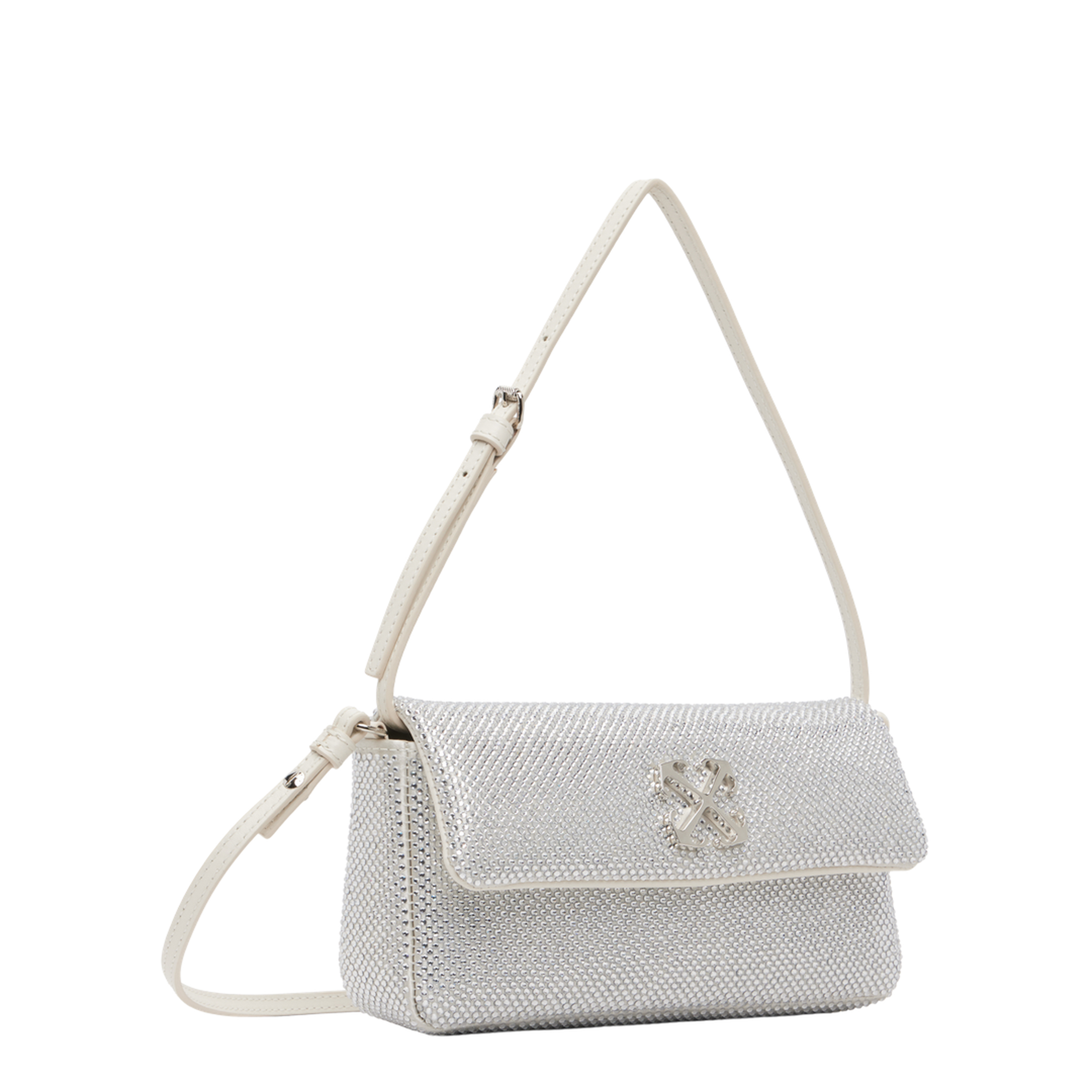 Jitney 0.7 Strass Calfskin Shoulder Bag - Flame - Image 2