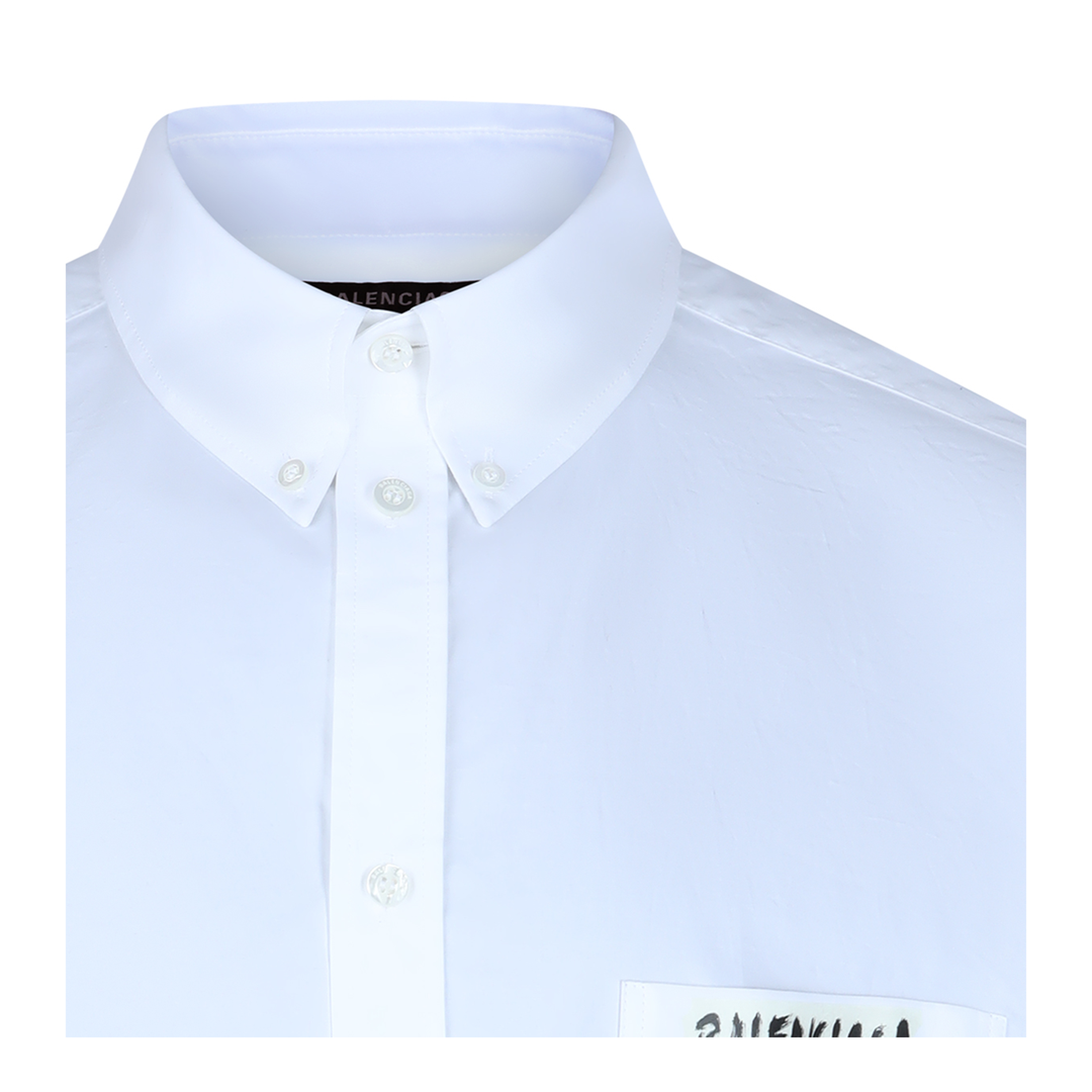 White Poplin Oversize Shirt - Image 6