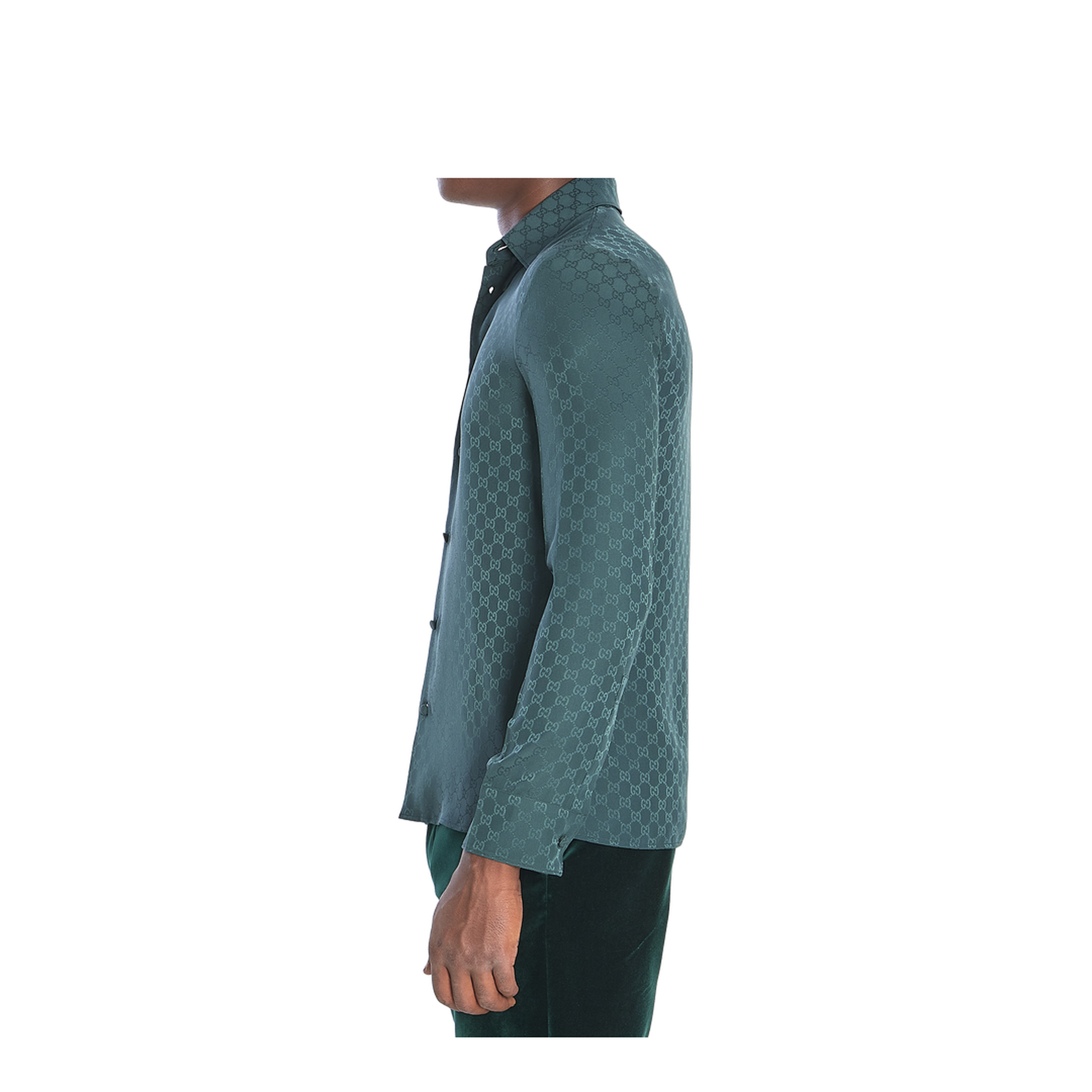 Silk Jacquard Shirt - Image 3