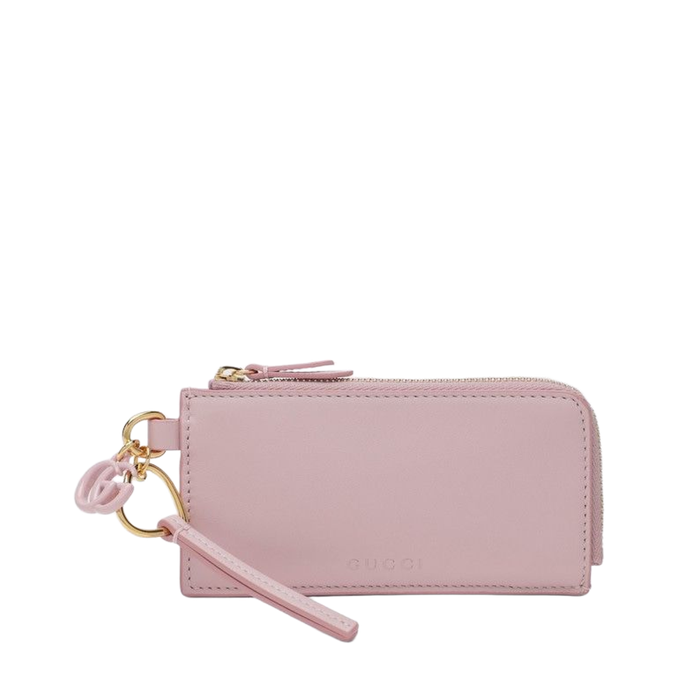 Card Case Double G Leather Pink - Image 1