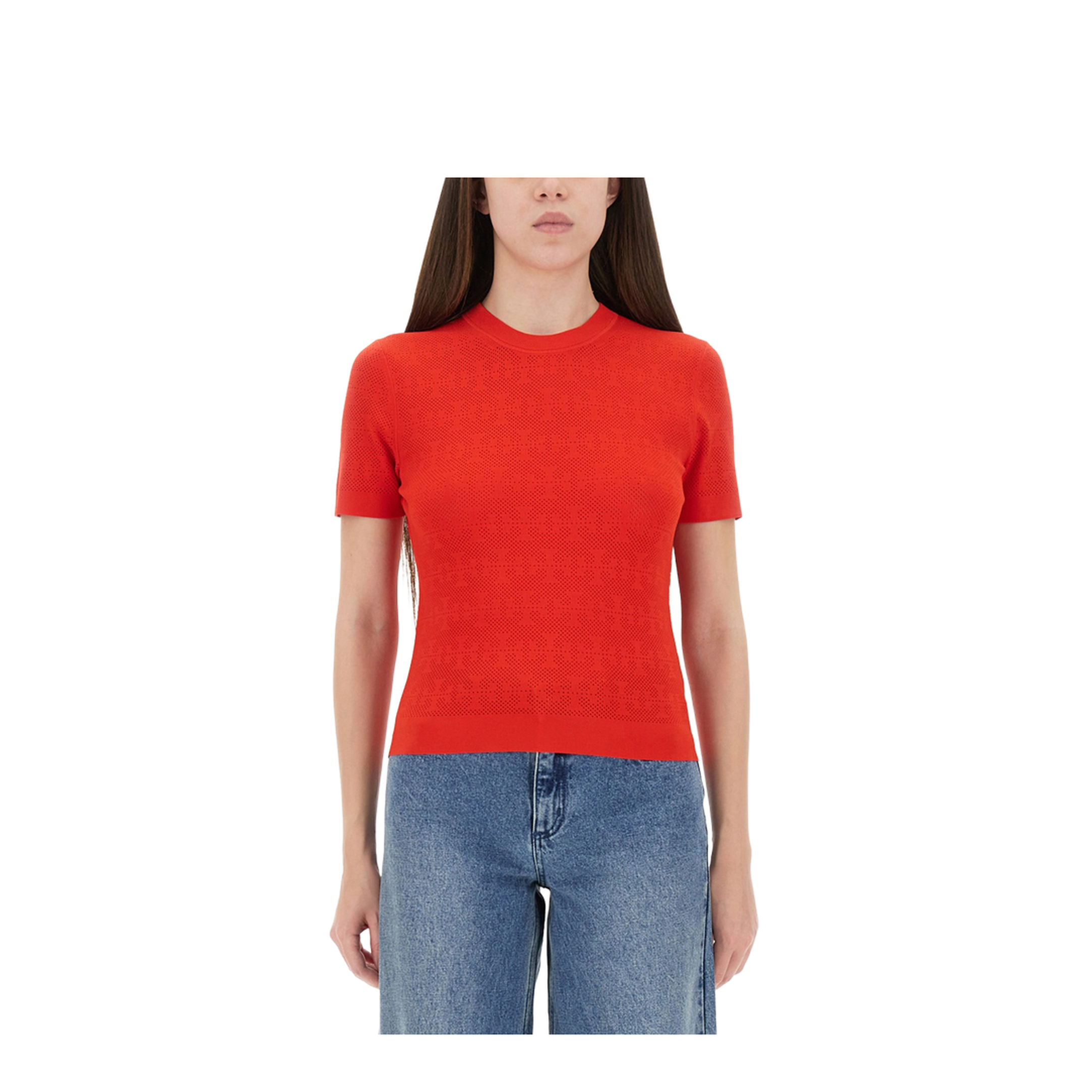 T-Monogram Viscose Blend Top - Image 1