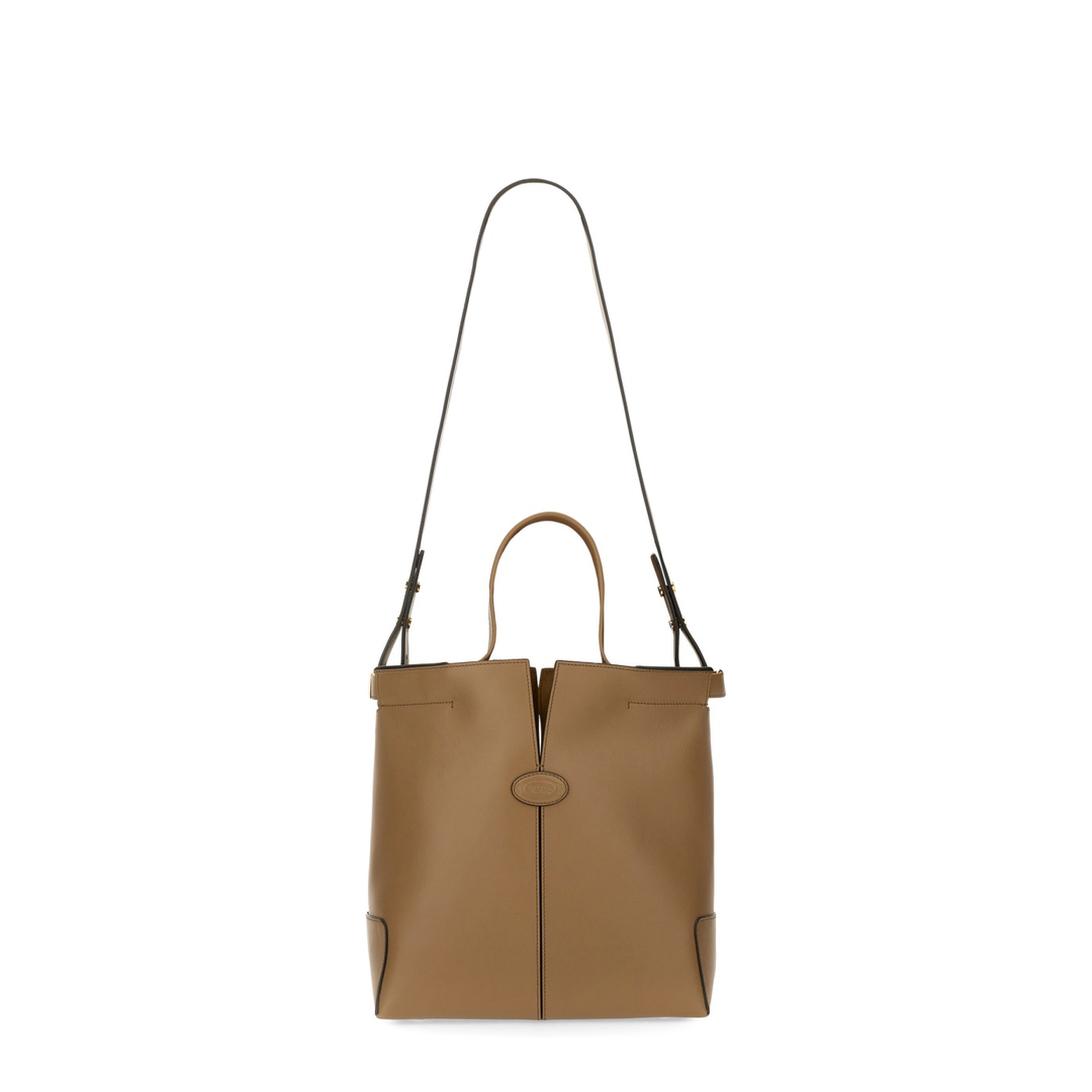 Tod’s Di Bag Folio Small Leather Shopping Bag - Cappuccino - Image 3