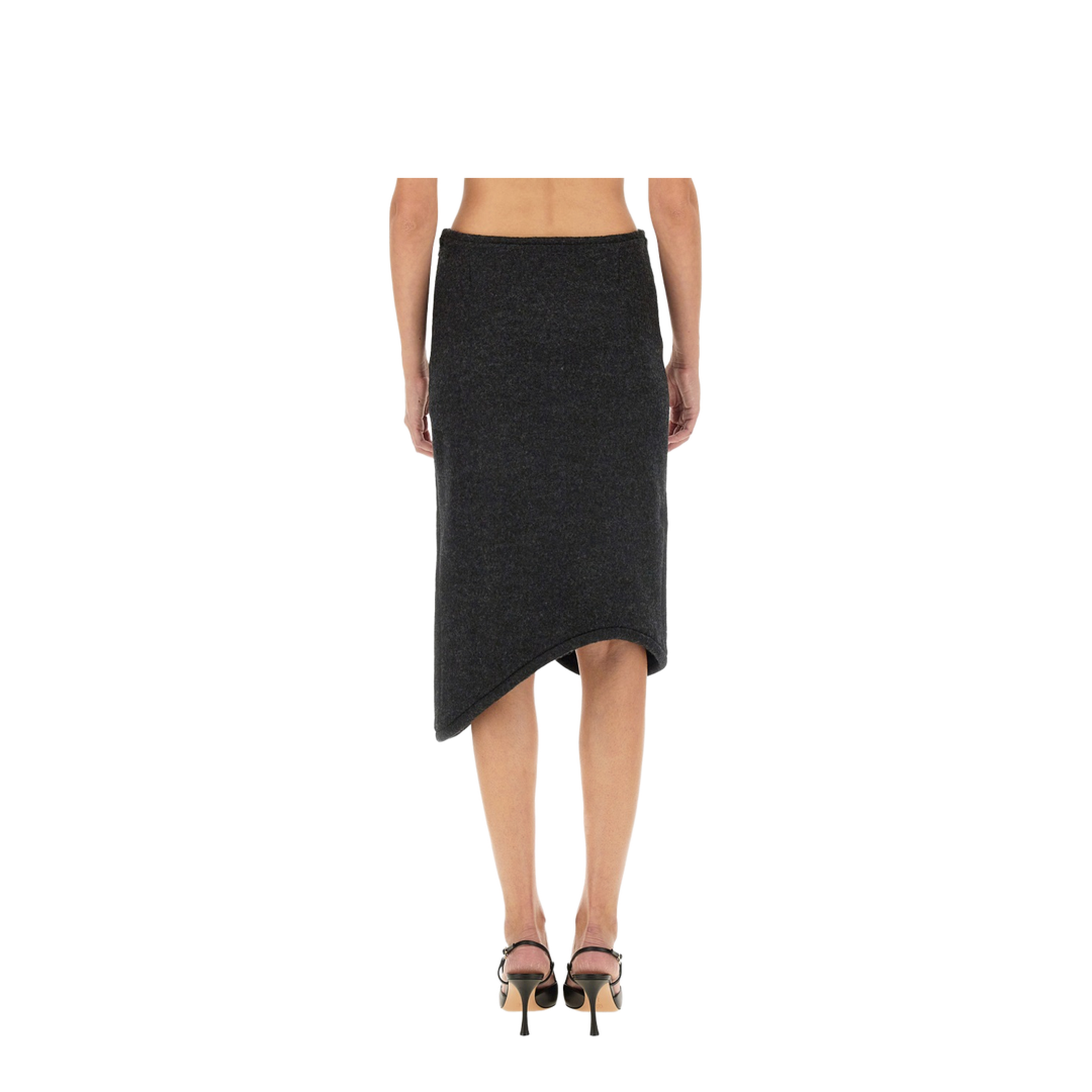 Padded Skirt with Tube Detail - Image 3