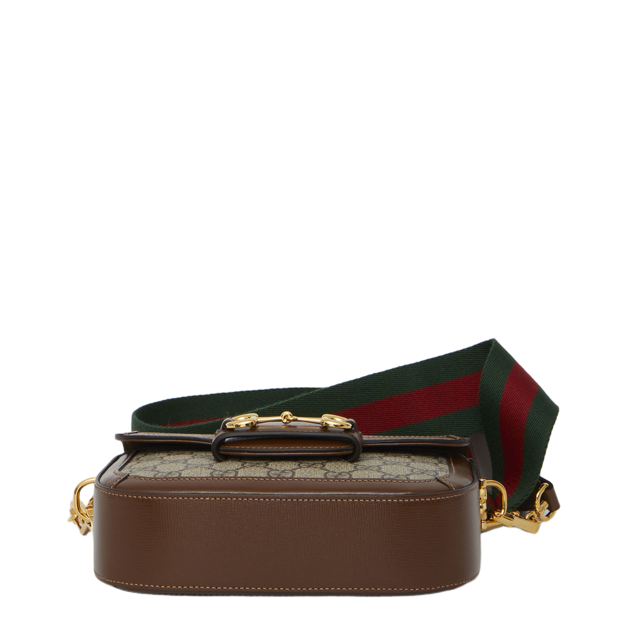 Horsebit 1955 Small Leather Shoulder Bag - Brown - Image 3