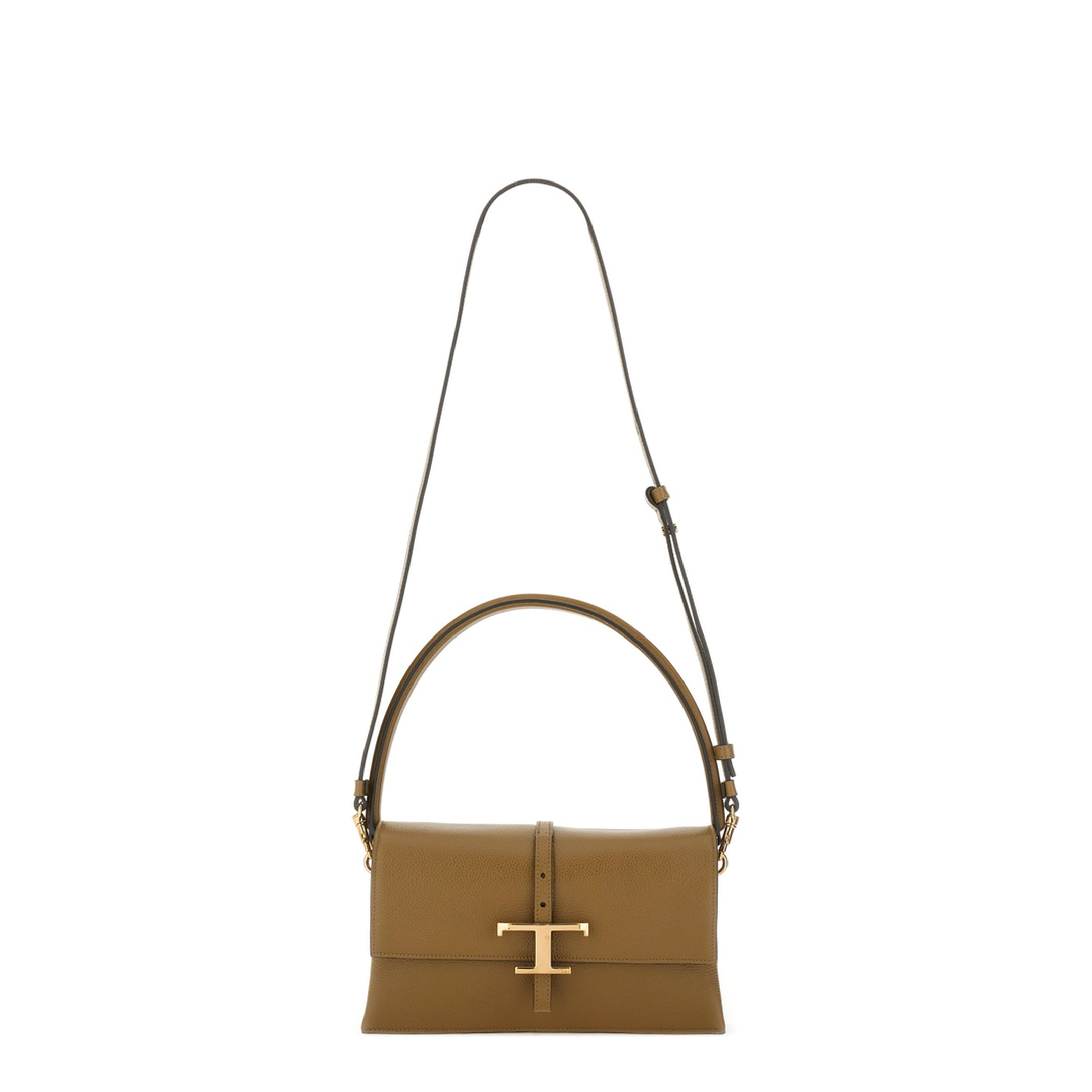 T Timeless Mini Calfskin Flap Bag - Brown - Image 2
