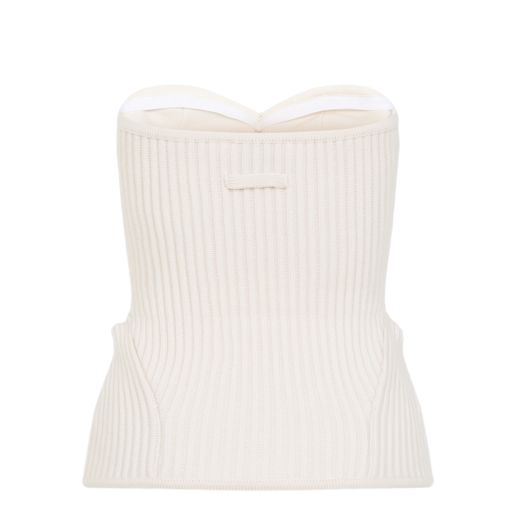 Merino Wool Ribbed Stretch Corset - Image 4