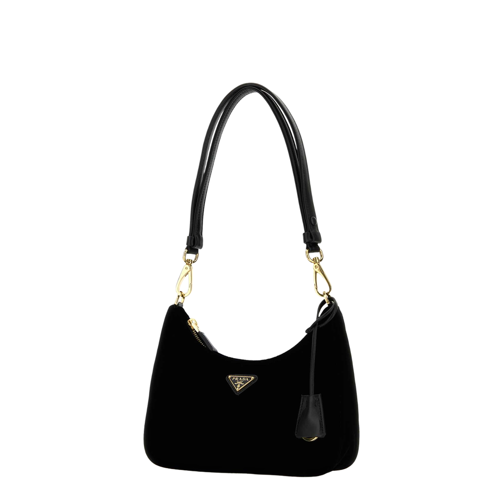 Re-Edition Mini Velvet Bag - Black - Image 2