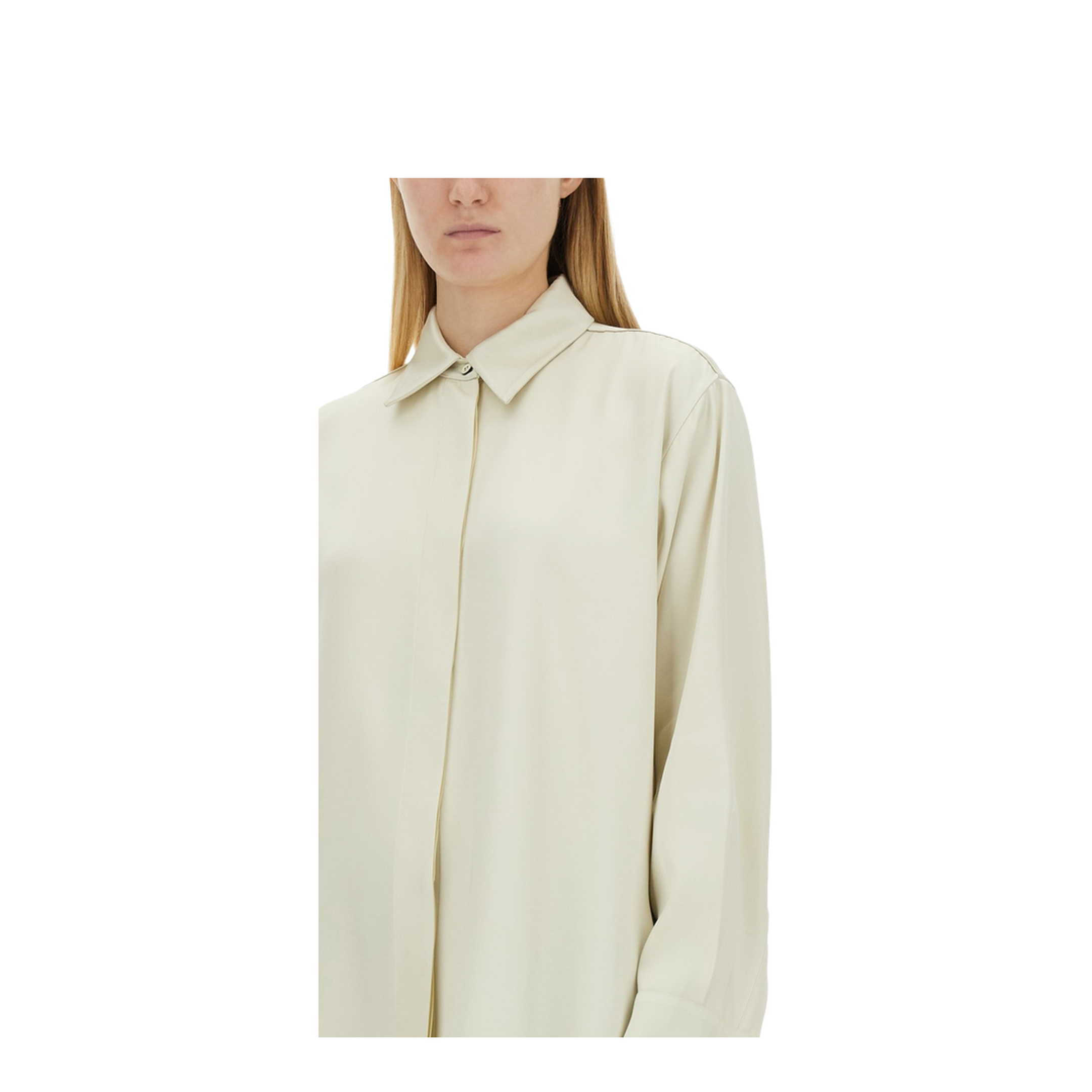 Silk Shirt - White - Image 4
