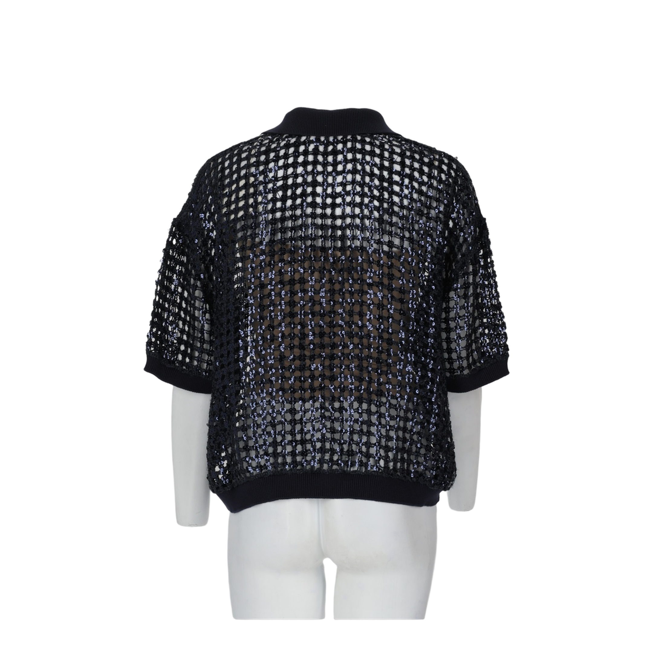 Silk and Linen Knit Polo - Image 2