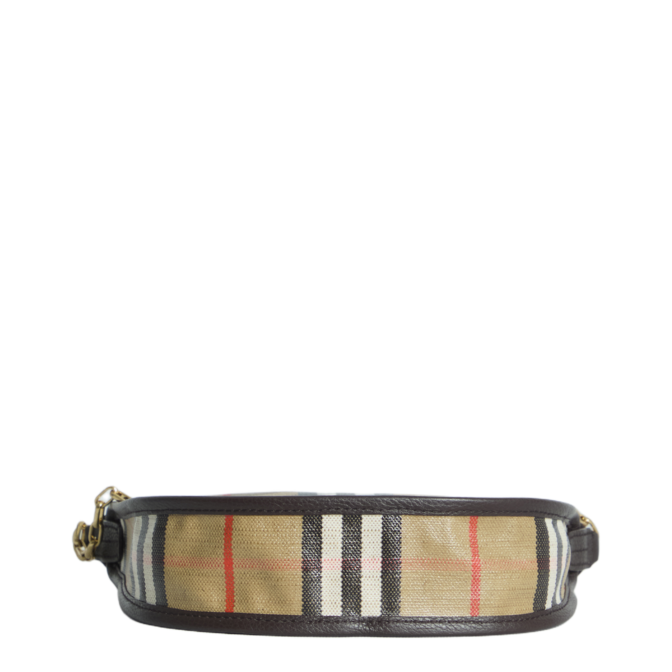 Highlands Mini Canvas Chain Shoulder Bag - Sand Beige - Image 3