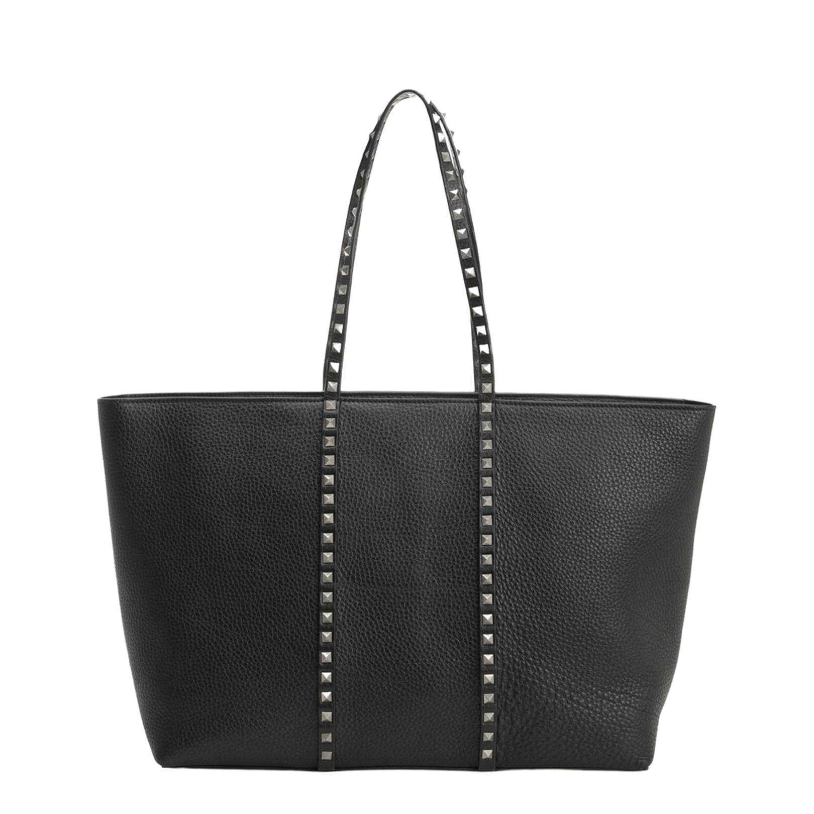 Rockstud Leather Tote Bag - Image 1