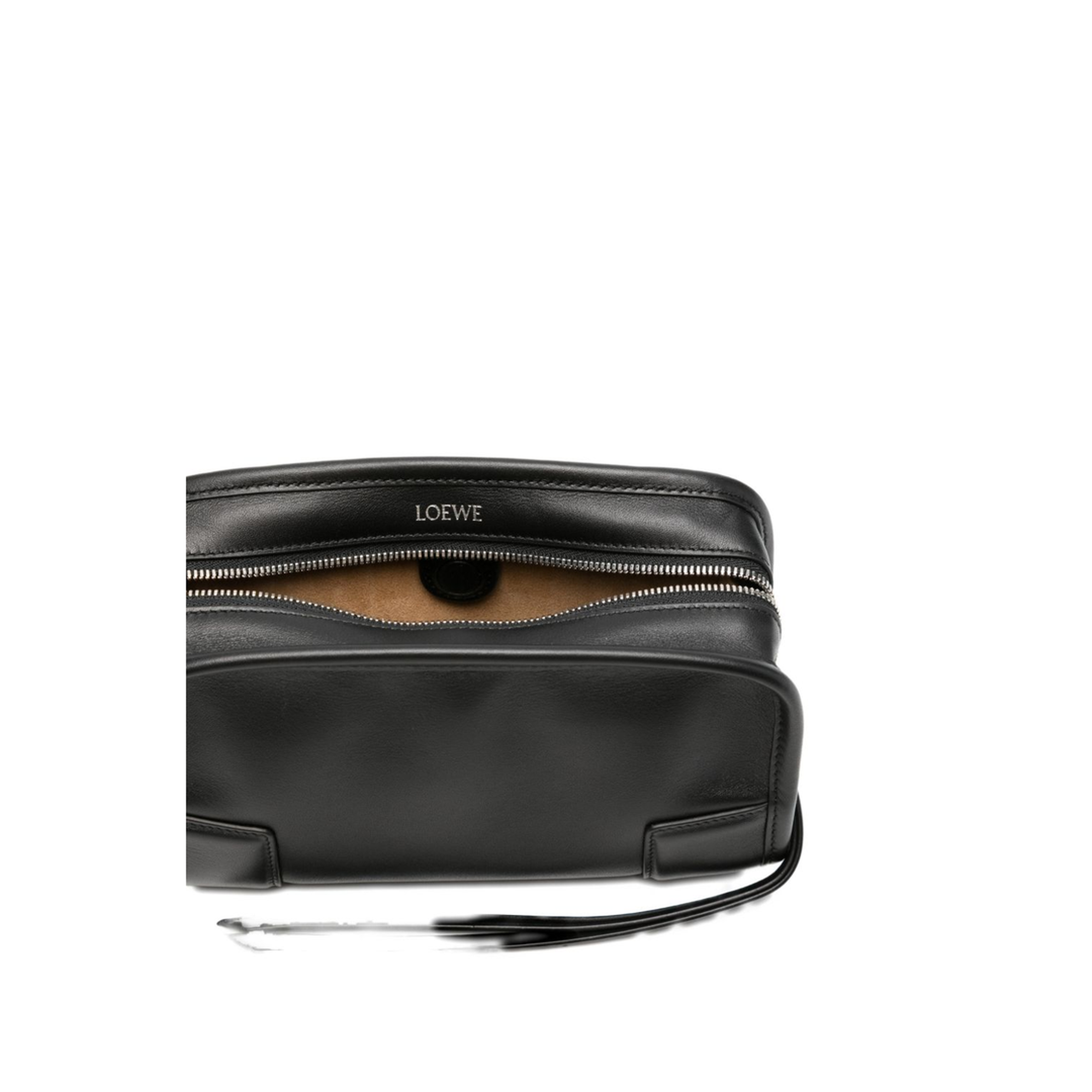 Amazona Mini Calfskin Leather Handbag - Black - Image 4