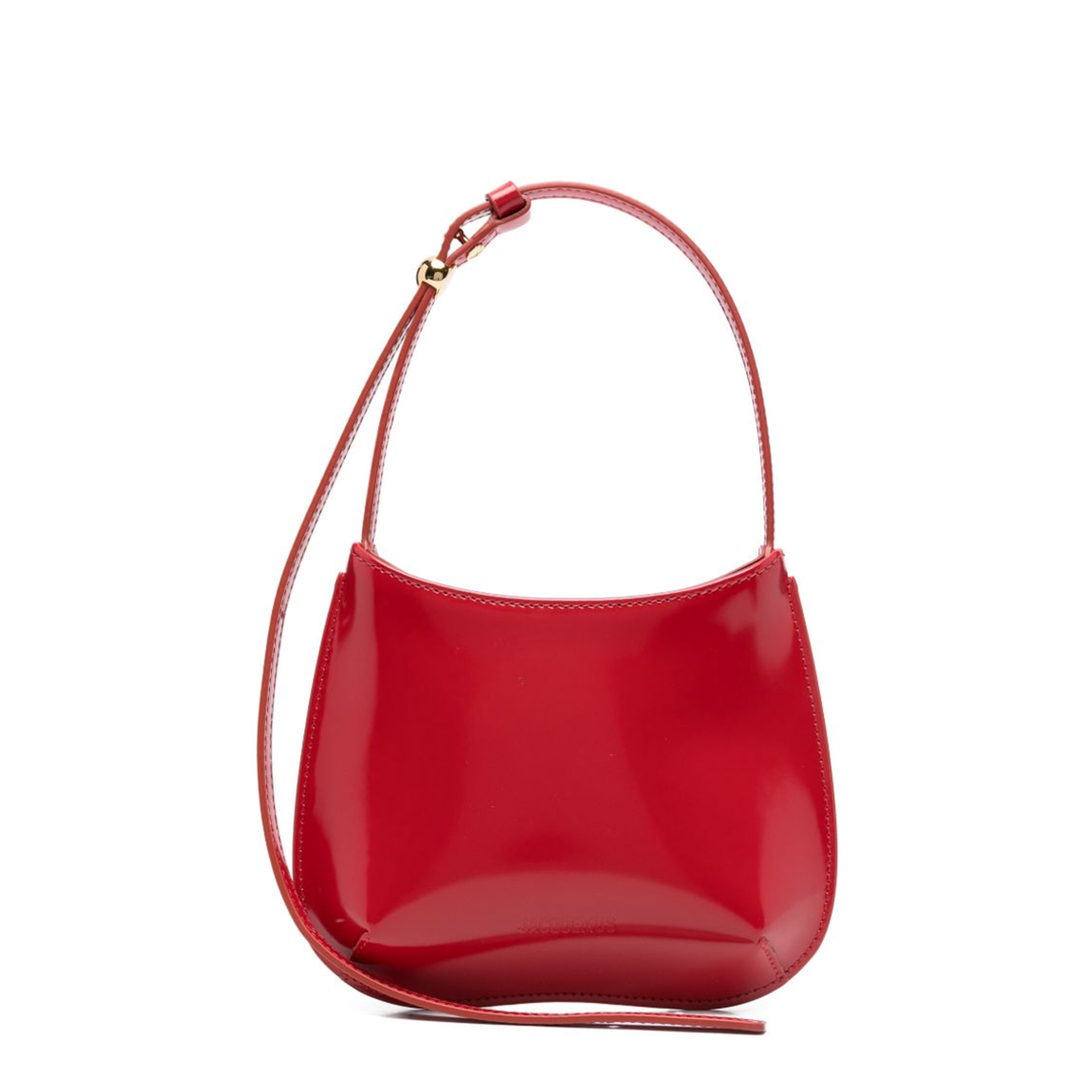 Le Petit Bisou Calf Leather Shoulder Bag - Red - Image 1