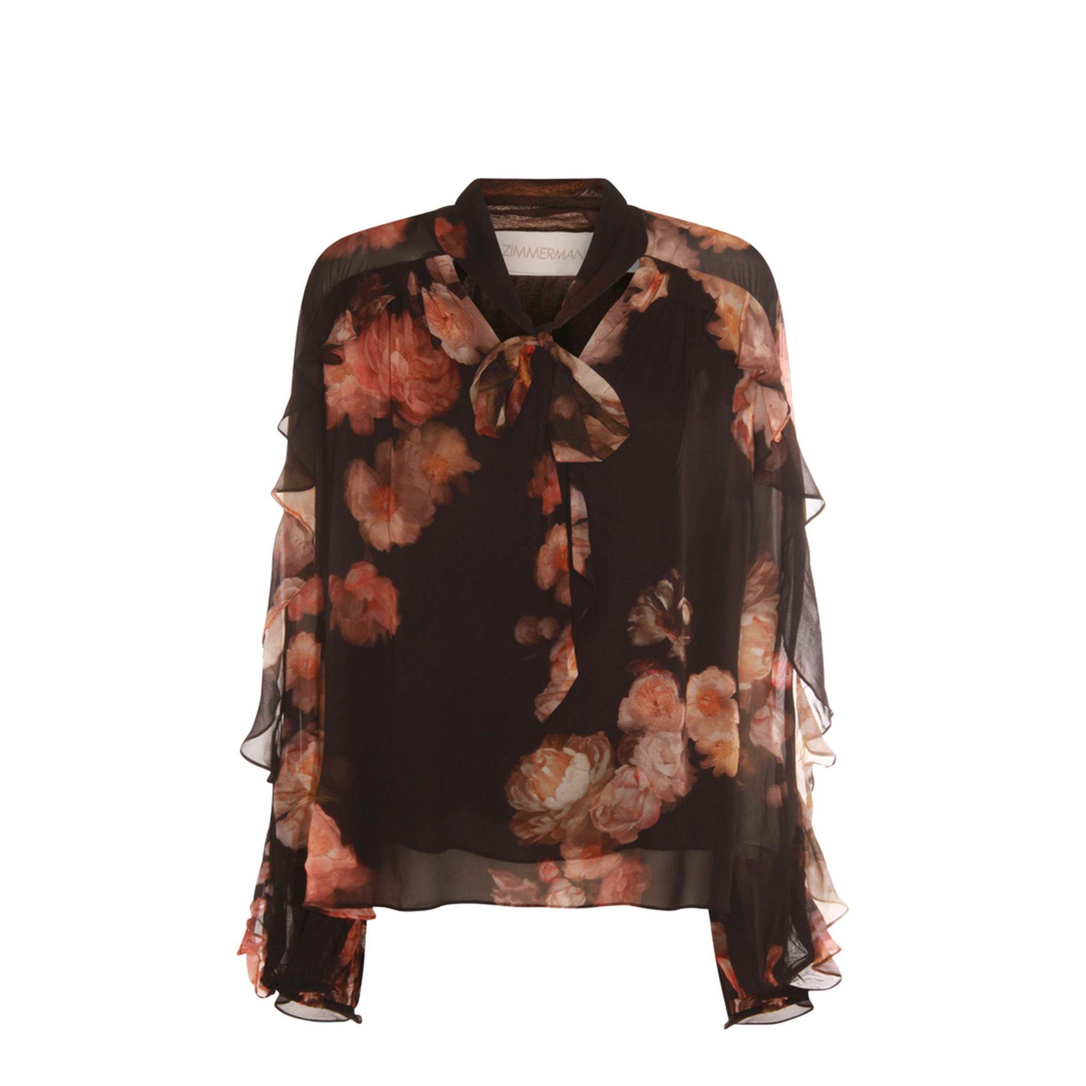 Hypnotic Satin Shirt Denim Paisley - Image 2
