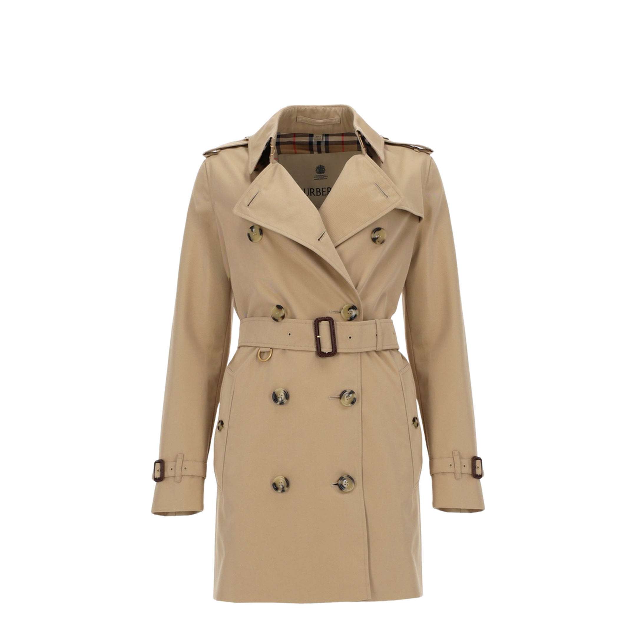 Beige Cotton Trench - Image 1