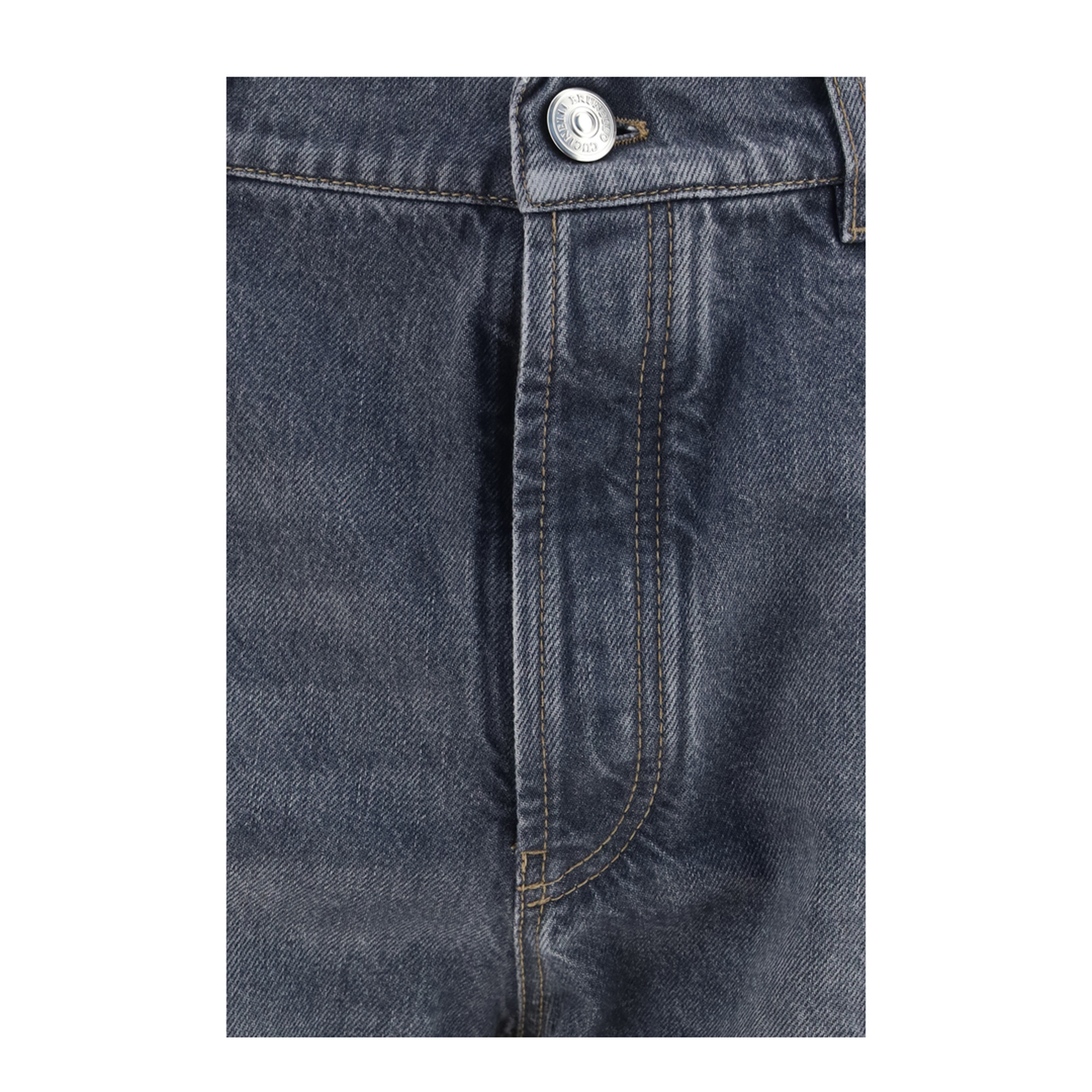 Straight-leg Turn-up Jeans - Image 3