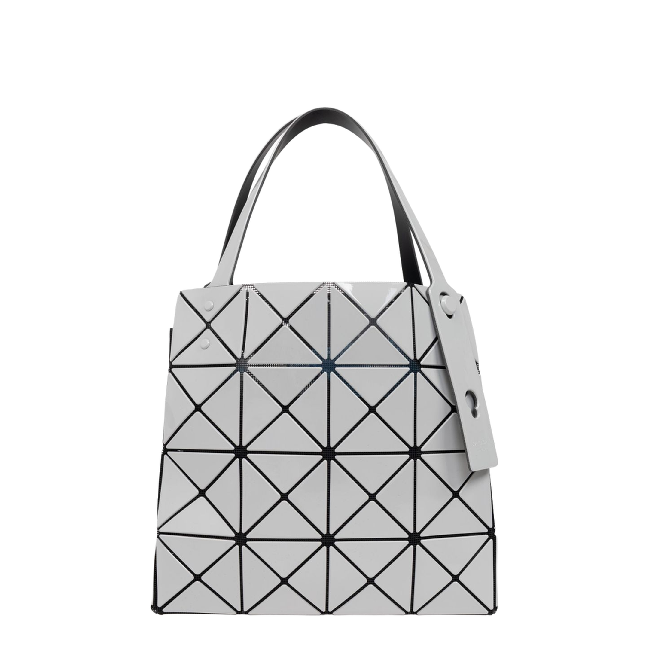 Carat Small PVC Top Handle Bag - Grey - Image 1