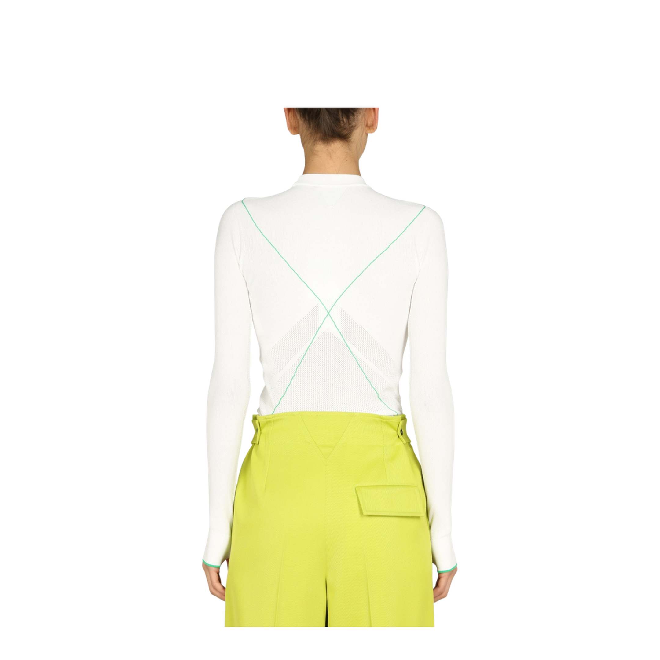 Contrasting Seams Sweater - Image 3