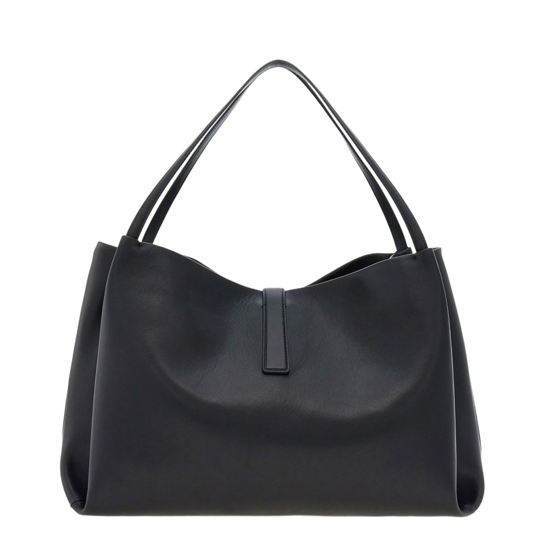 Gancini Calfskin Tote - Black - Image 2
