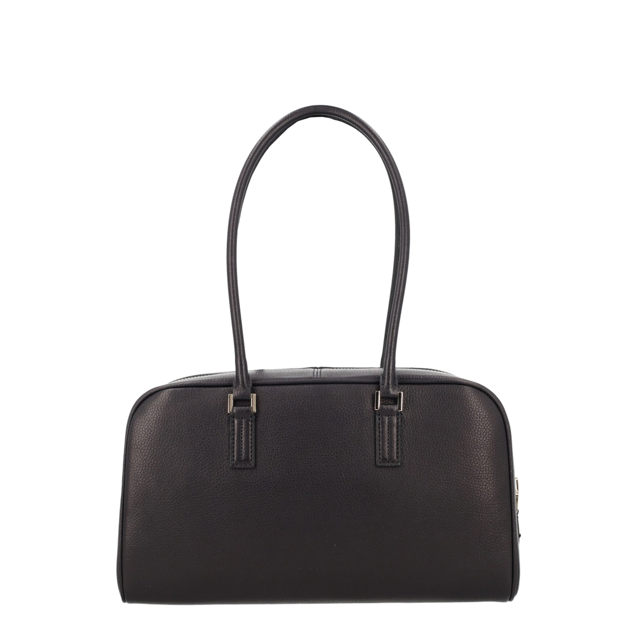 Stryke Small Soft Grain Leather Zipped Shoulder Bag - Caramel - Image 3