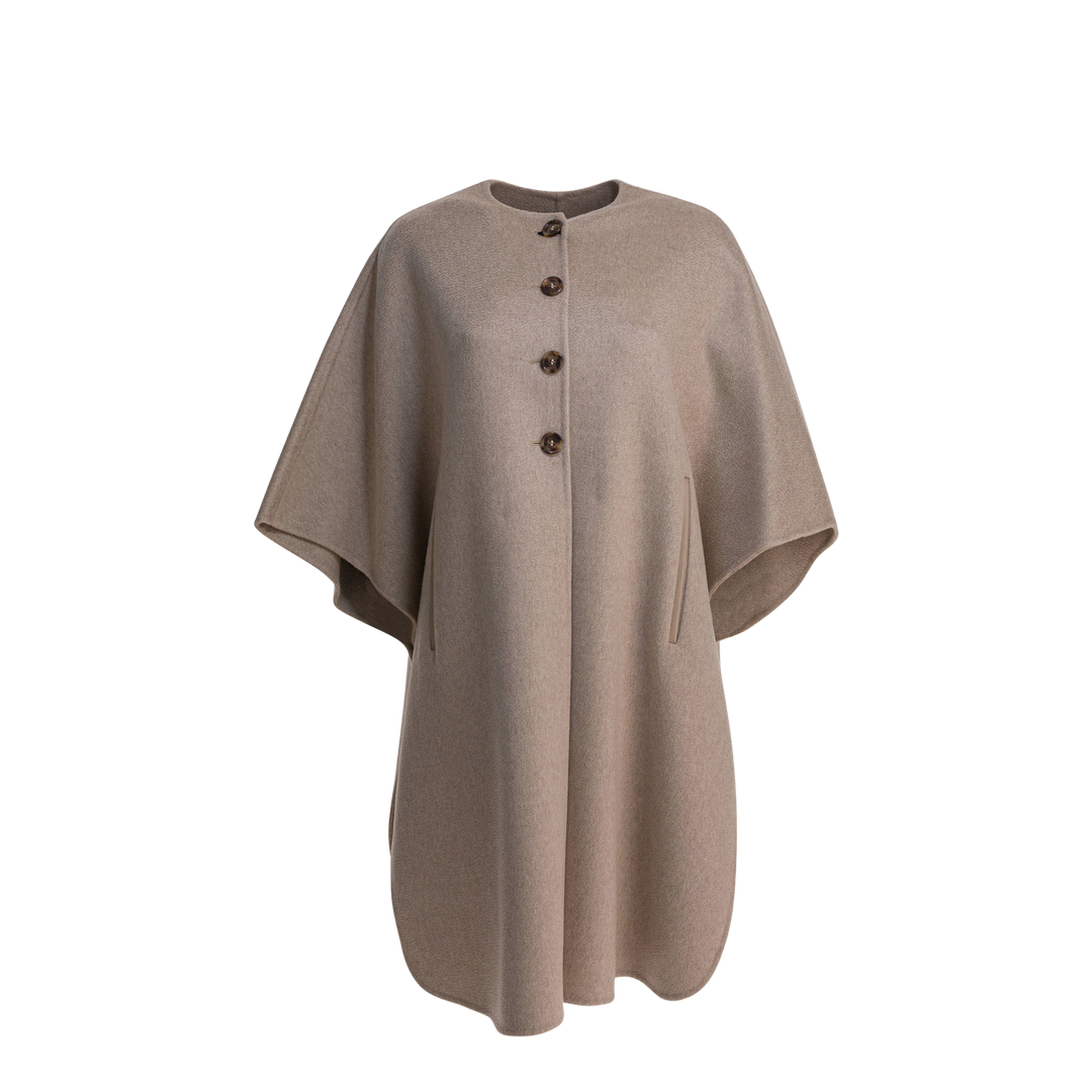 Cashmere Midi Cape - Image 1
