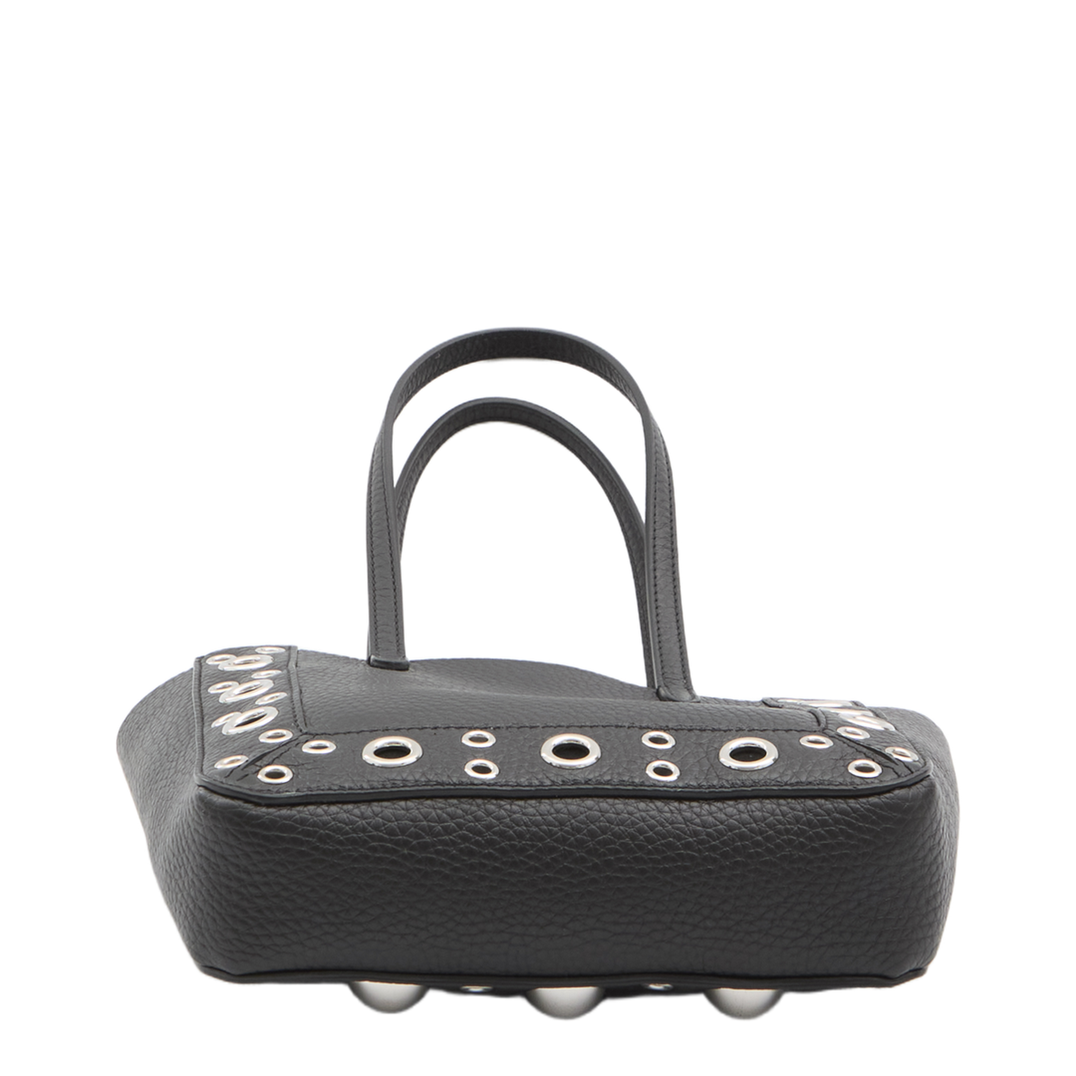Nellcôte Mini Calfskin Shopping Bag - Nero - Image 3