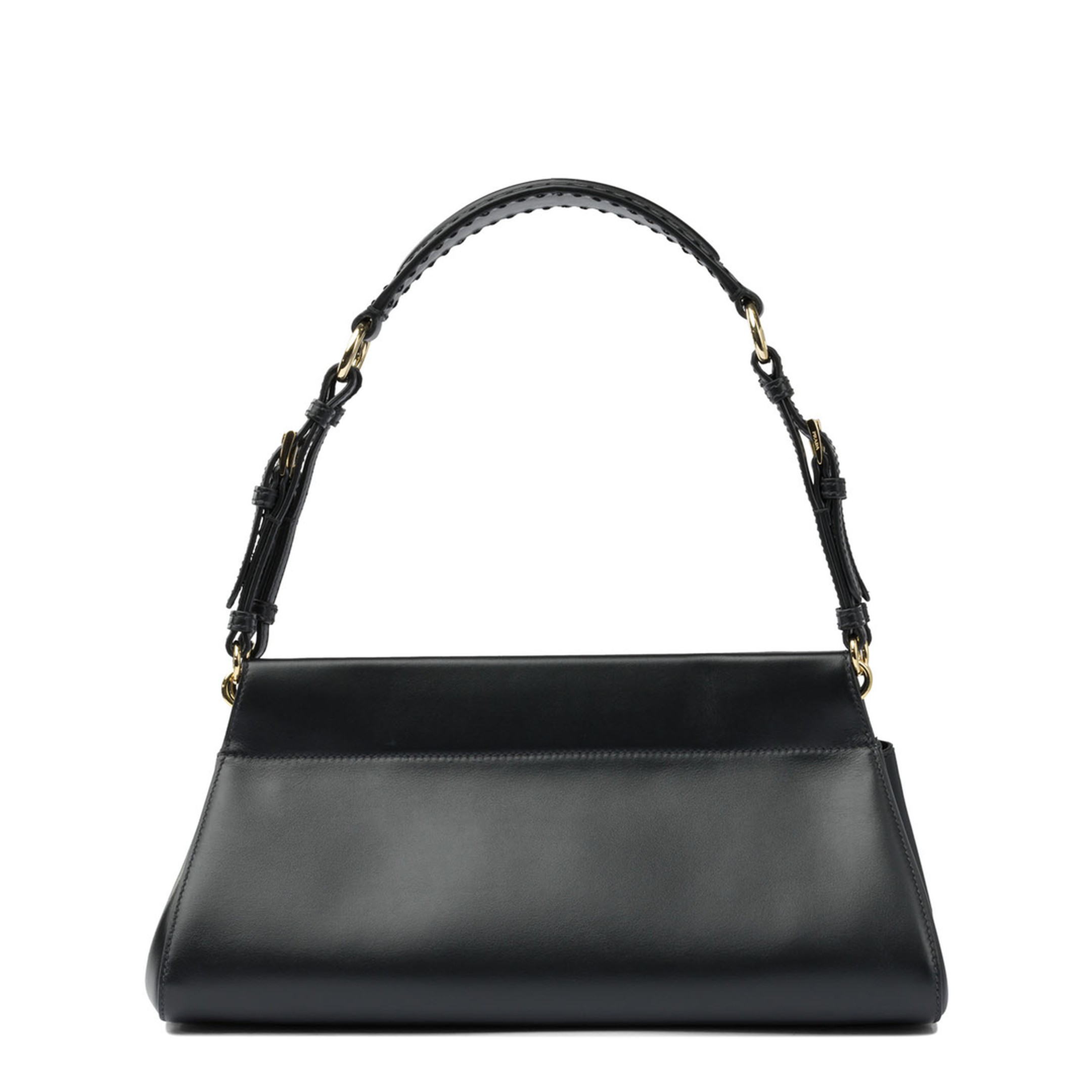 Enchaîné Medium Leather Shoulder Bags - Black - Image 3
