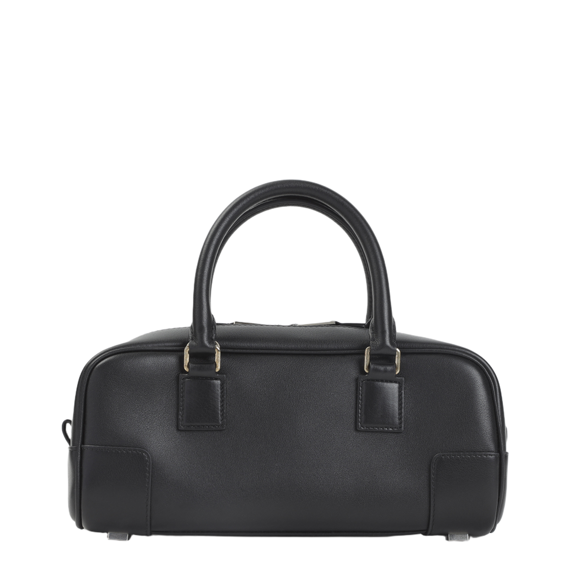 Amazona 23 Cropped Calfskin Shoulder Bag - Black - Image 4