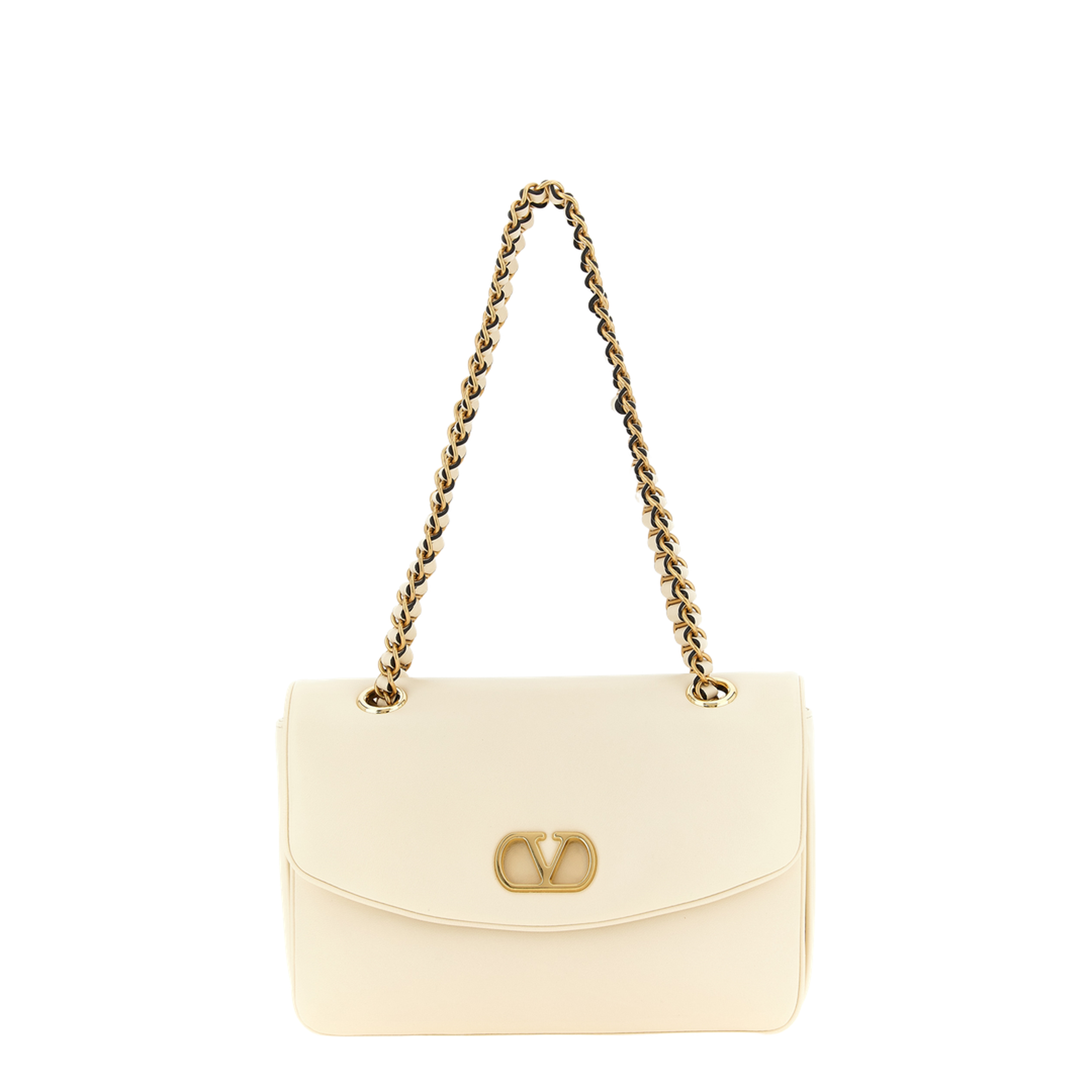 Djuna Medium Nappa Leather Chain Bag - Butter - Image 1