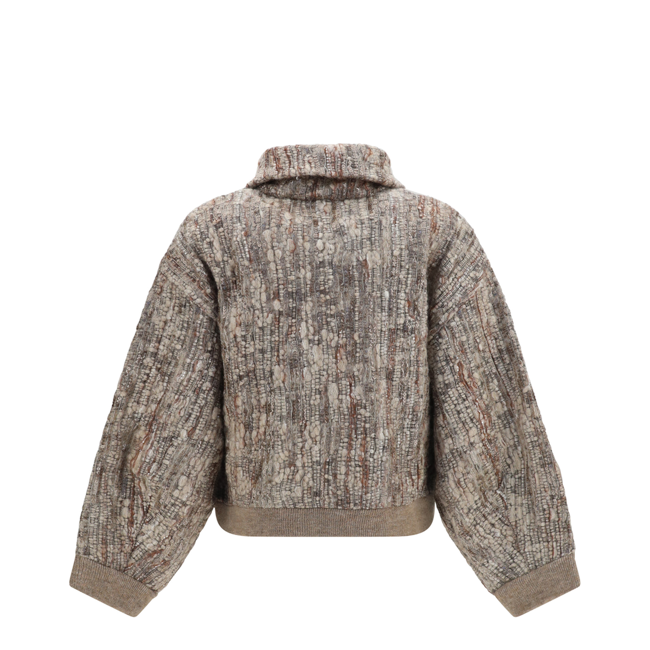 Perforated Zip Cardigan - Image 2