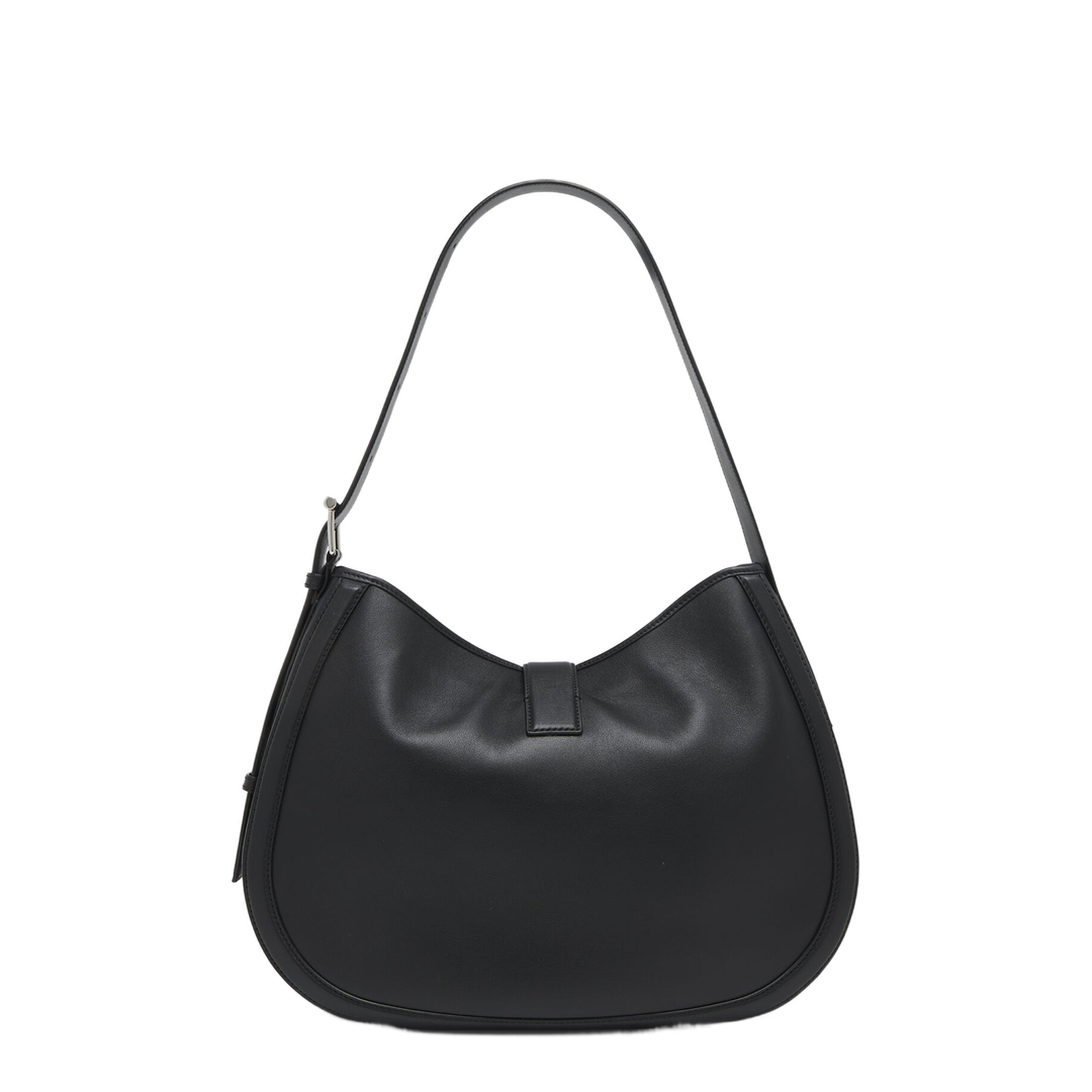 Adjustable Leather Strap with Antique Silver T Buckle - Image 5