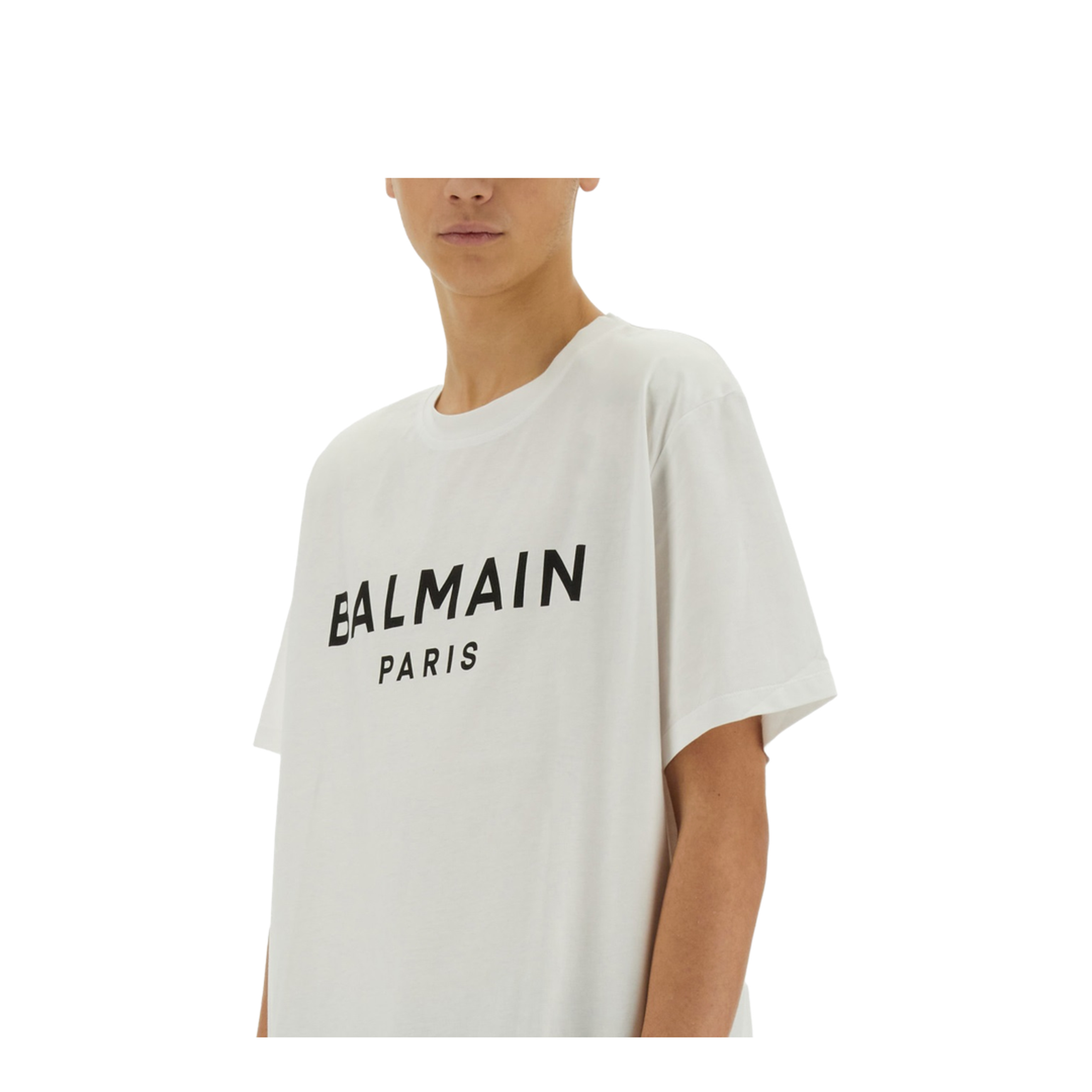 Cotton Printed T-Shirt White - Image 4