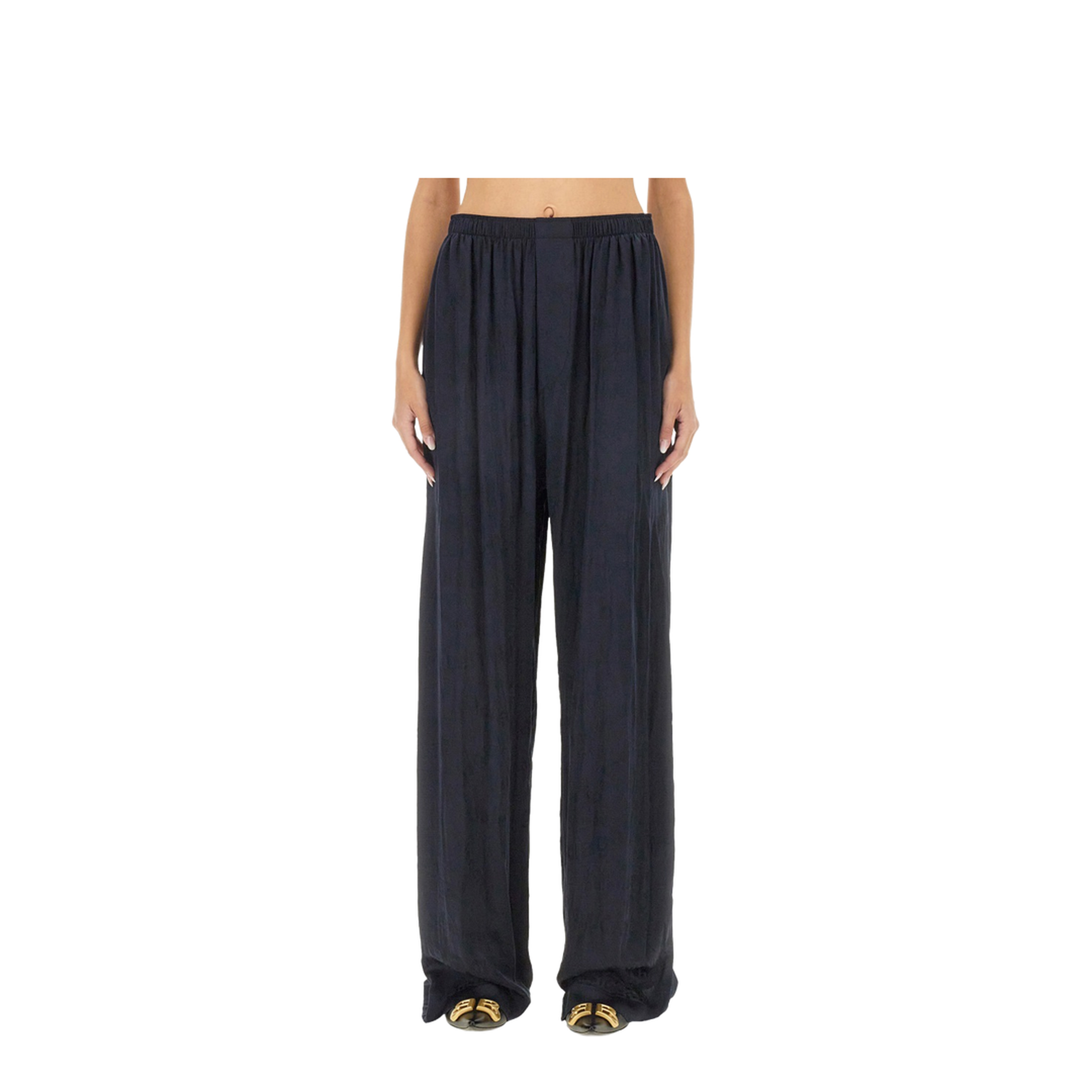 Midnight Blue Silk Pyjama Pant - Image 1