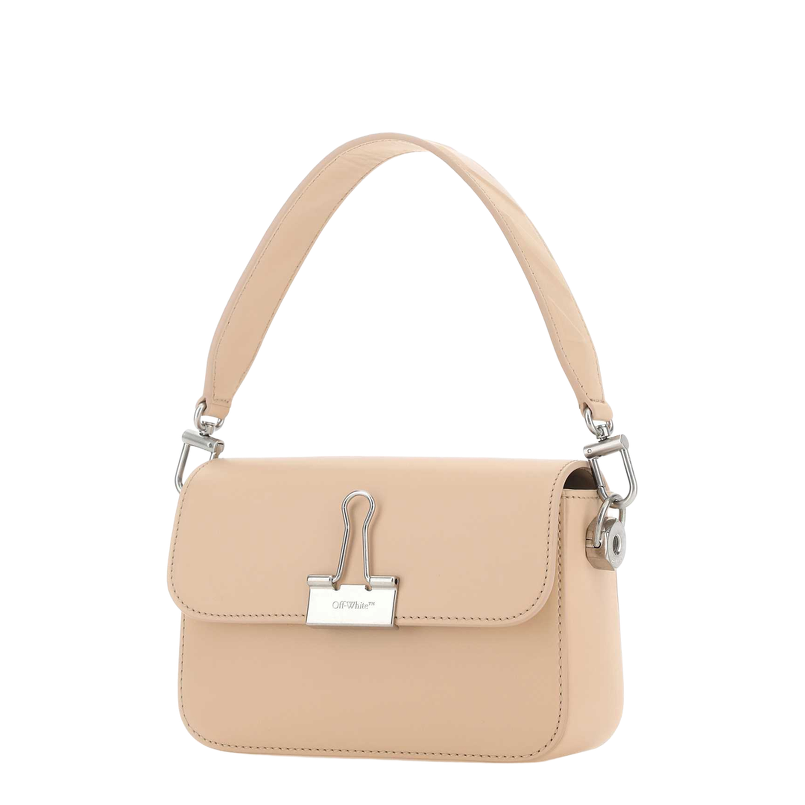 Binder Plain Small Leather Handbag Light Pink - Image 2