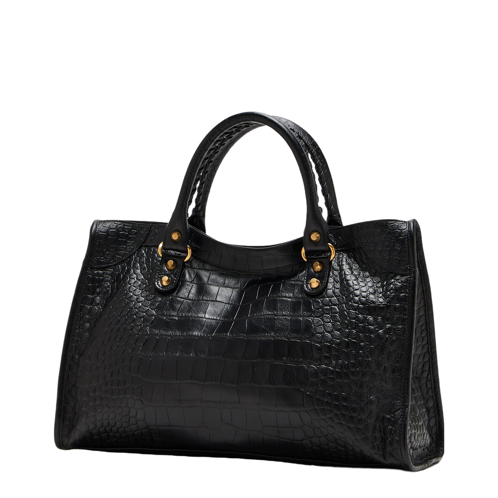 Women's Handbag Leather Black - Image 2