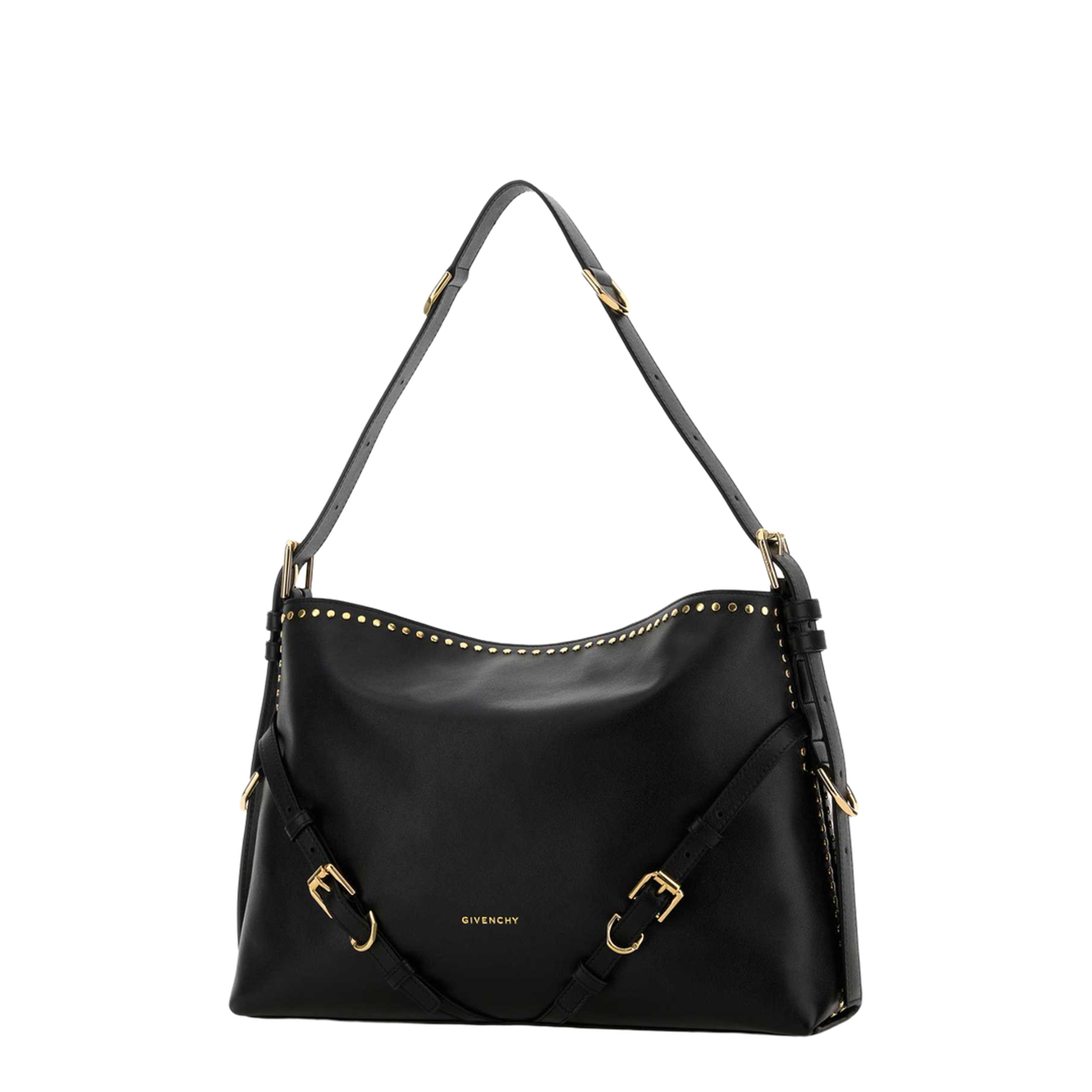 Voyou Medium Calfskin Bag - Black - Image 5